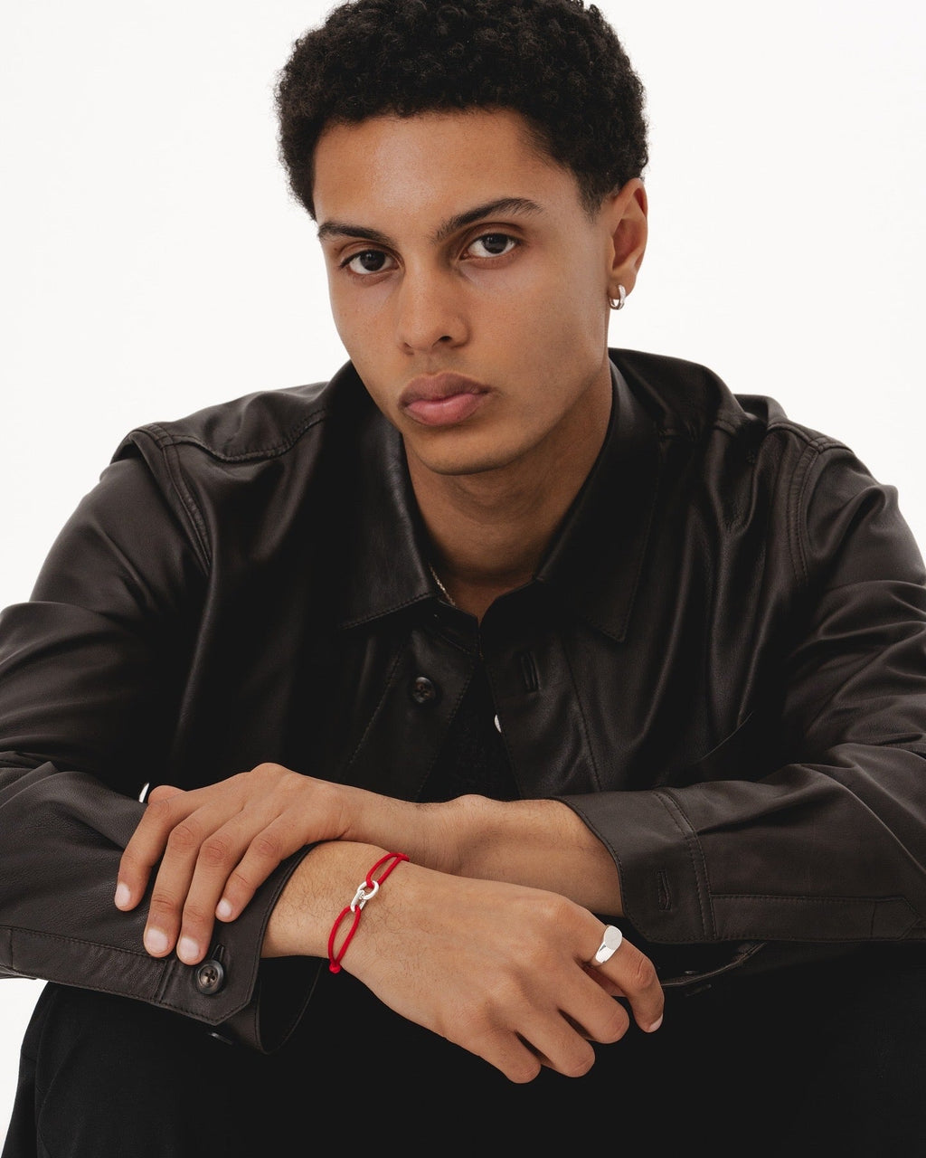 Element Bracelet Silver - Red