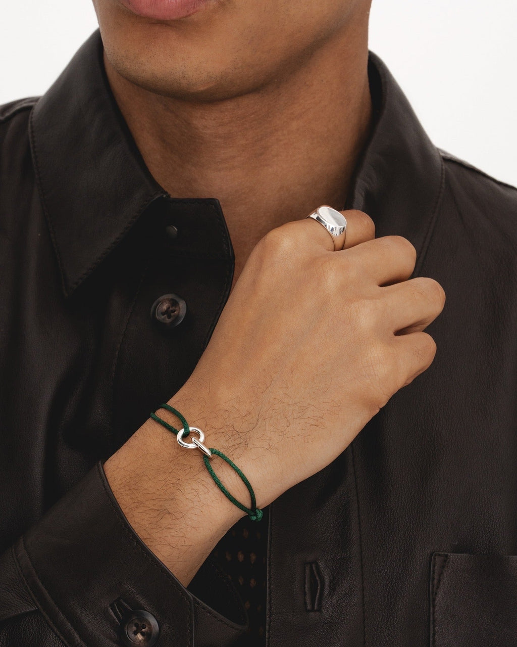 Element Bracelet Silver - Green