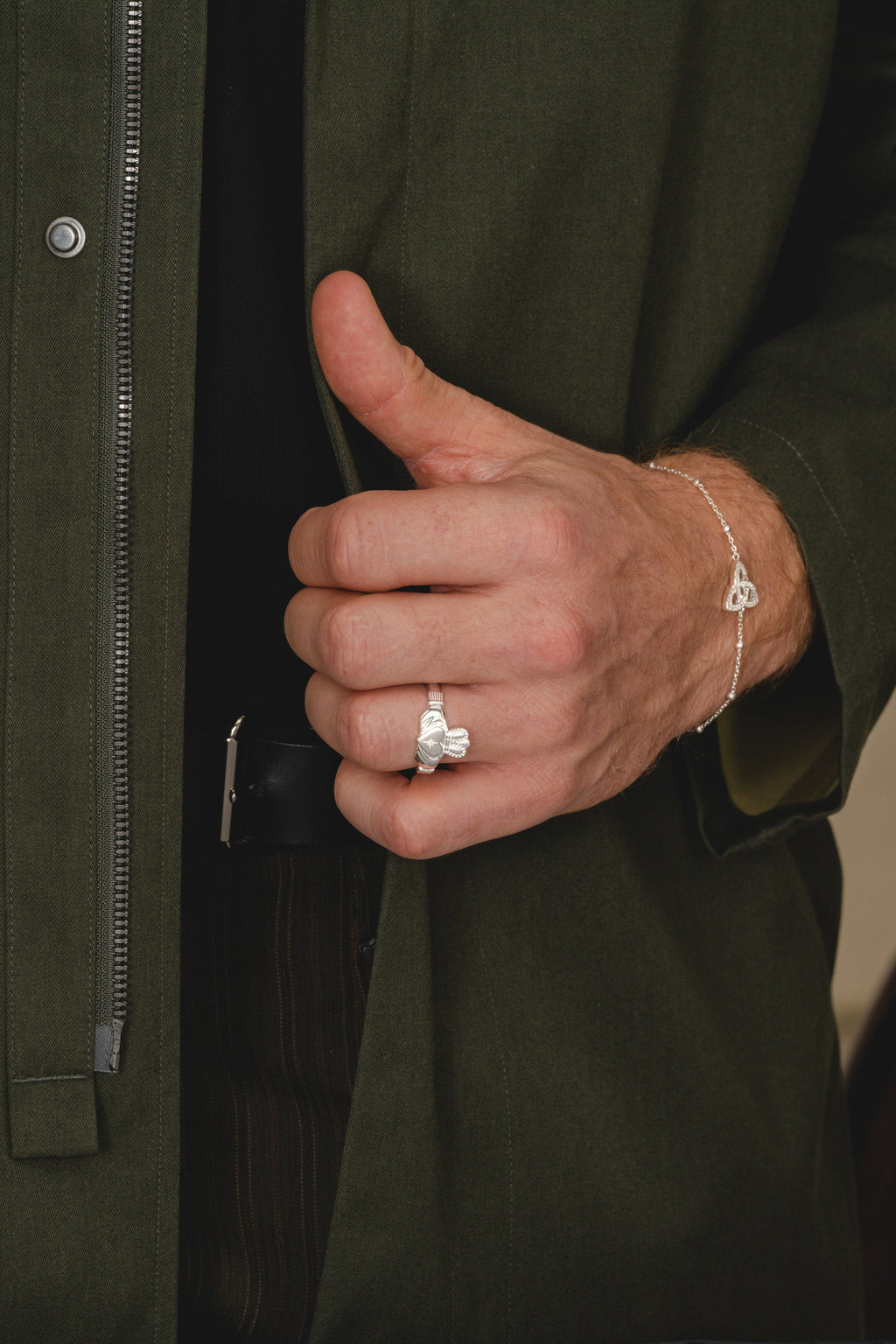 Trinity Knot Bracelet - Silver