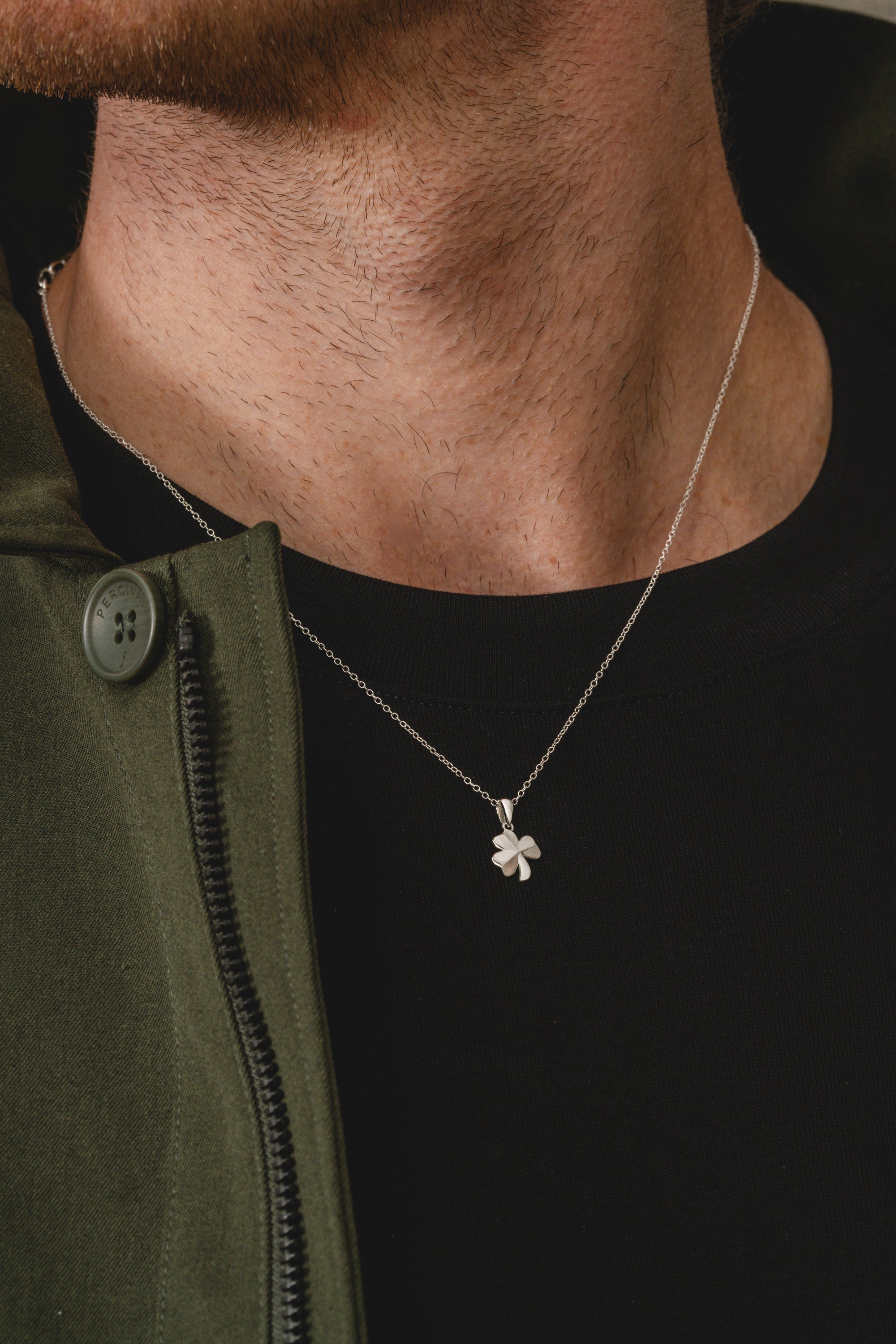 Éire Shamrock - Silver