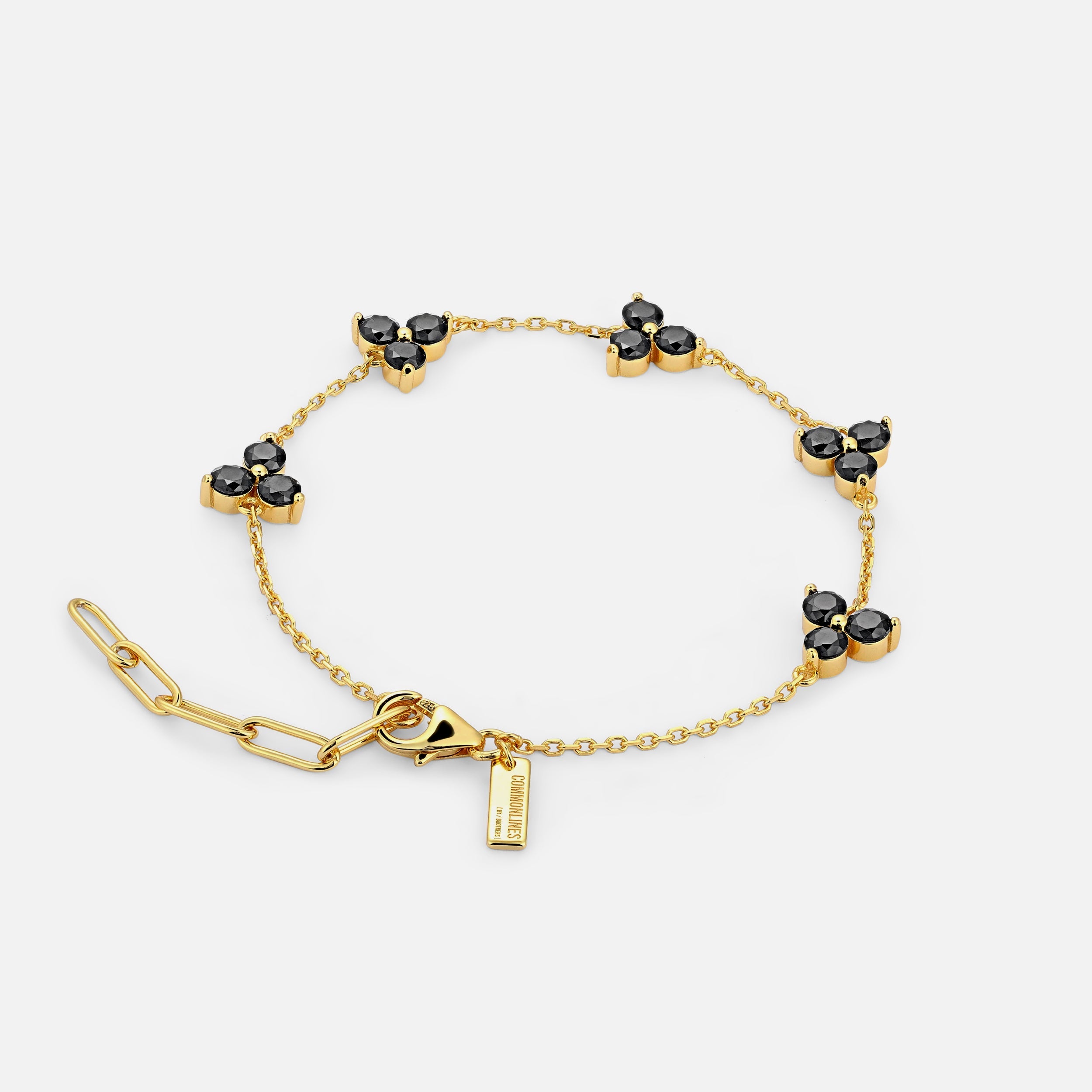 Como Link Bracelet  - Gold Onyx