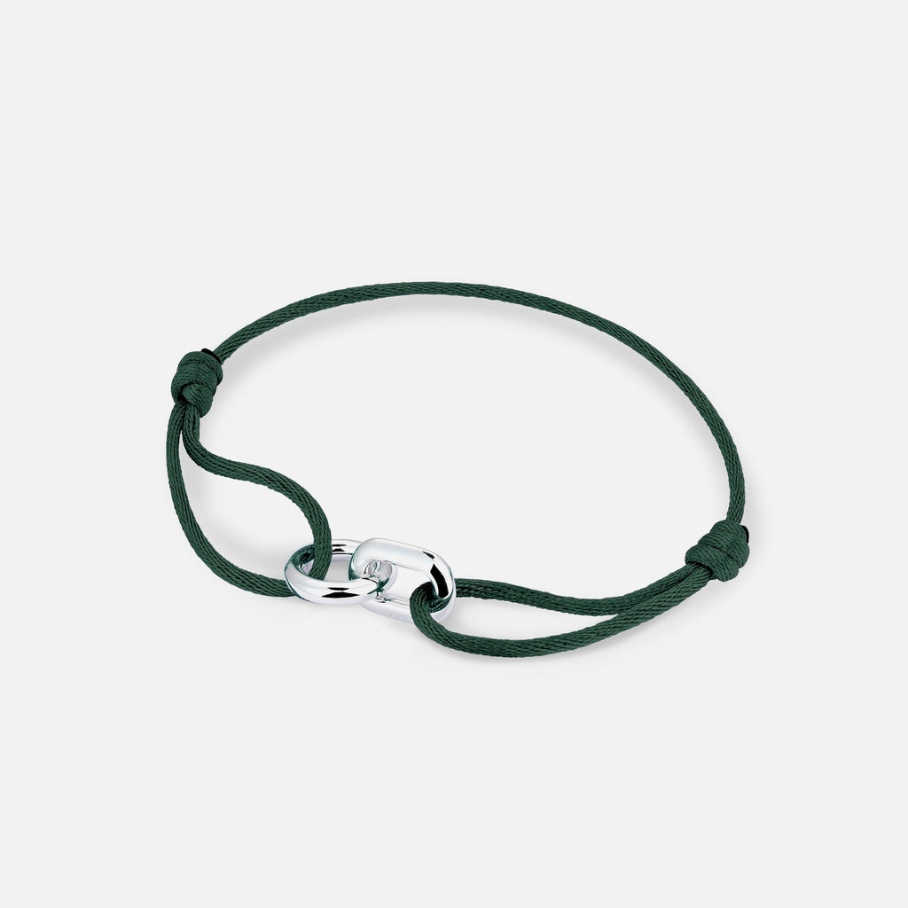 Element Bracelet Silver - Green