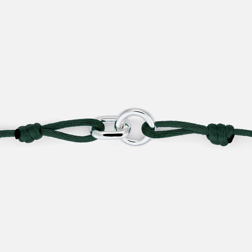 Element Bracelet Silver - Green