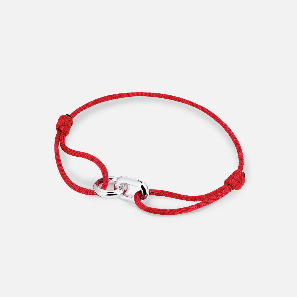 Element Bracelet Silver - Red