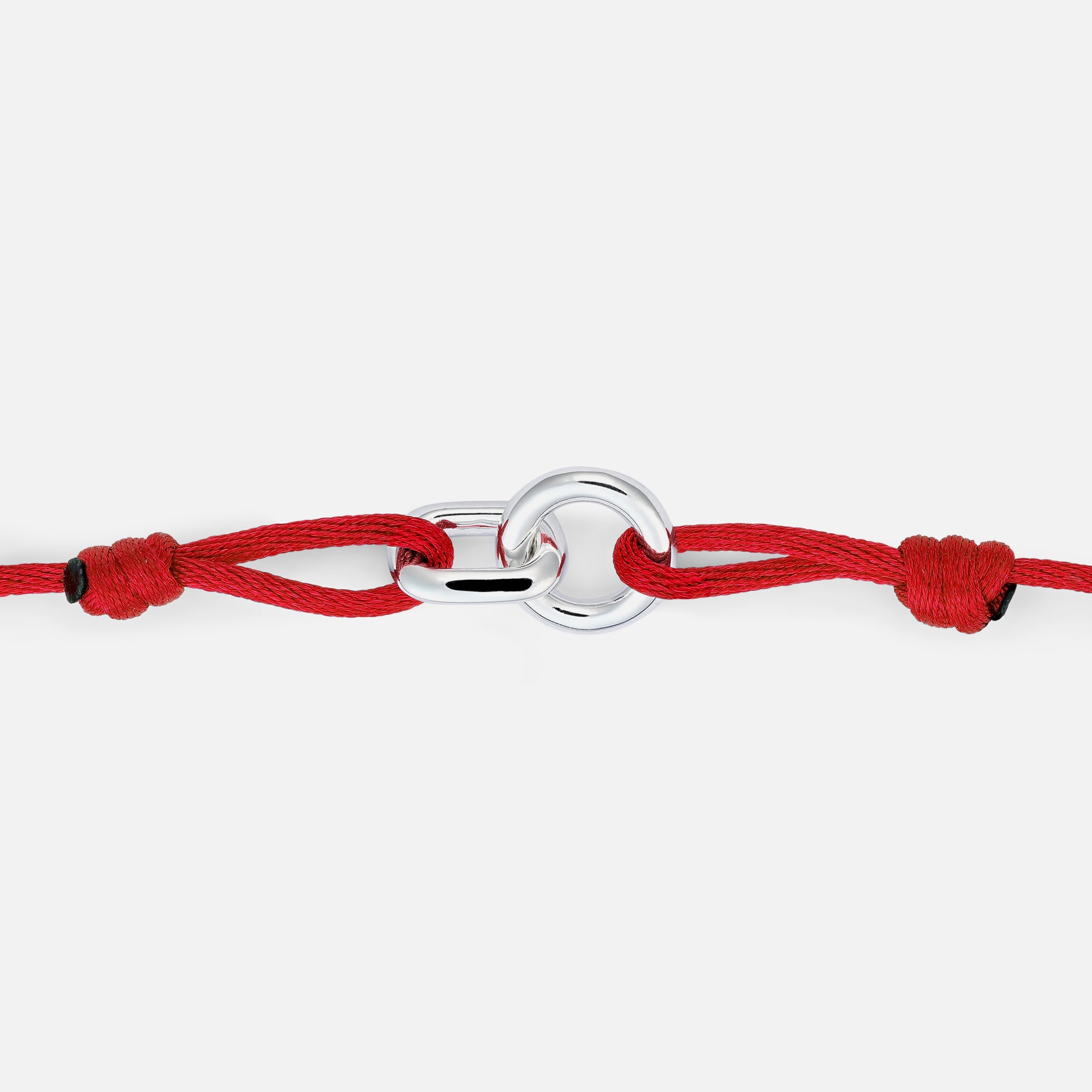 Element Bracelet Silver - Red