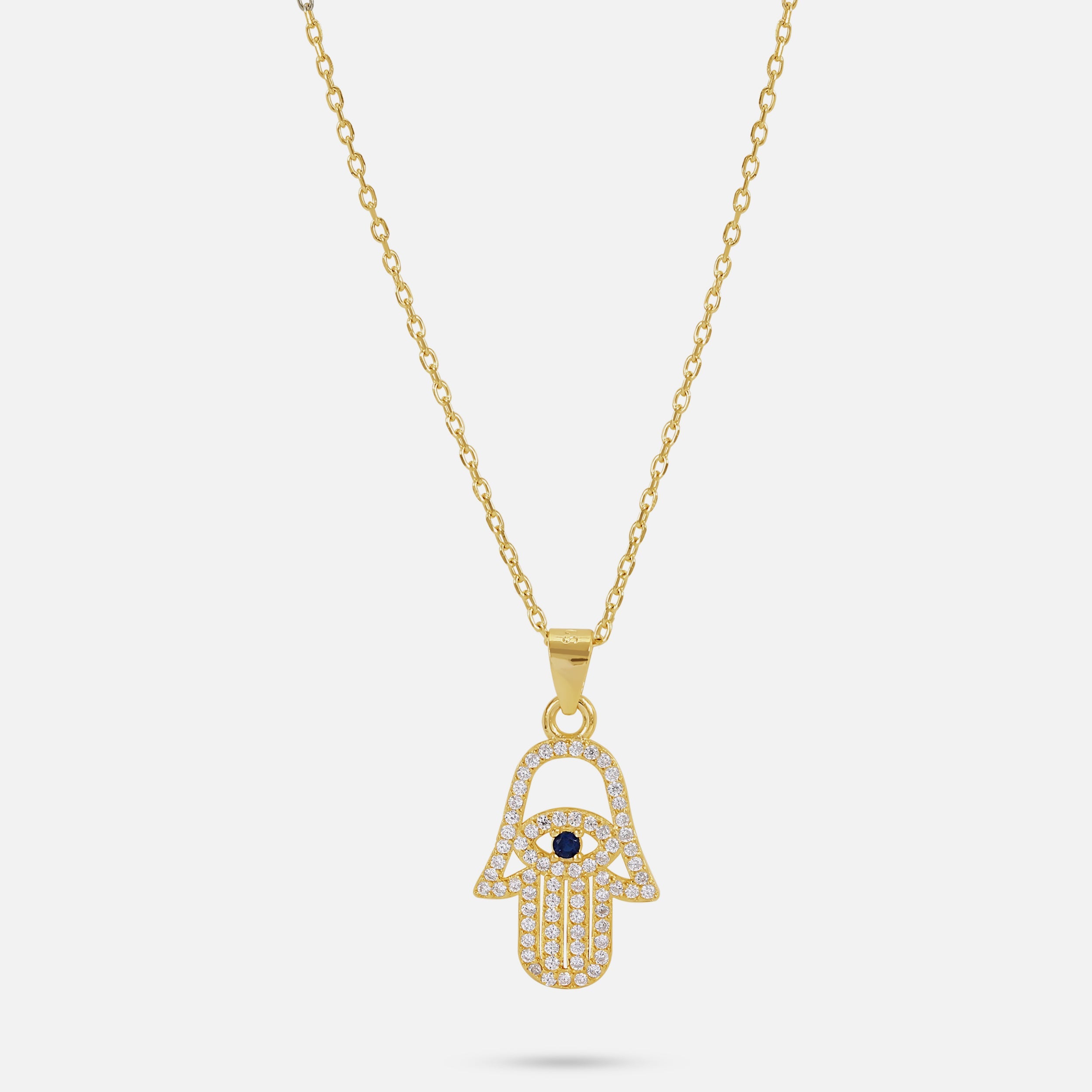 Studded Hamsa - Gold