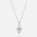 Studded Hamsa - Silver