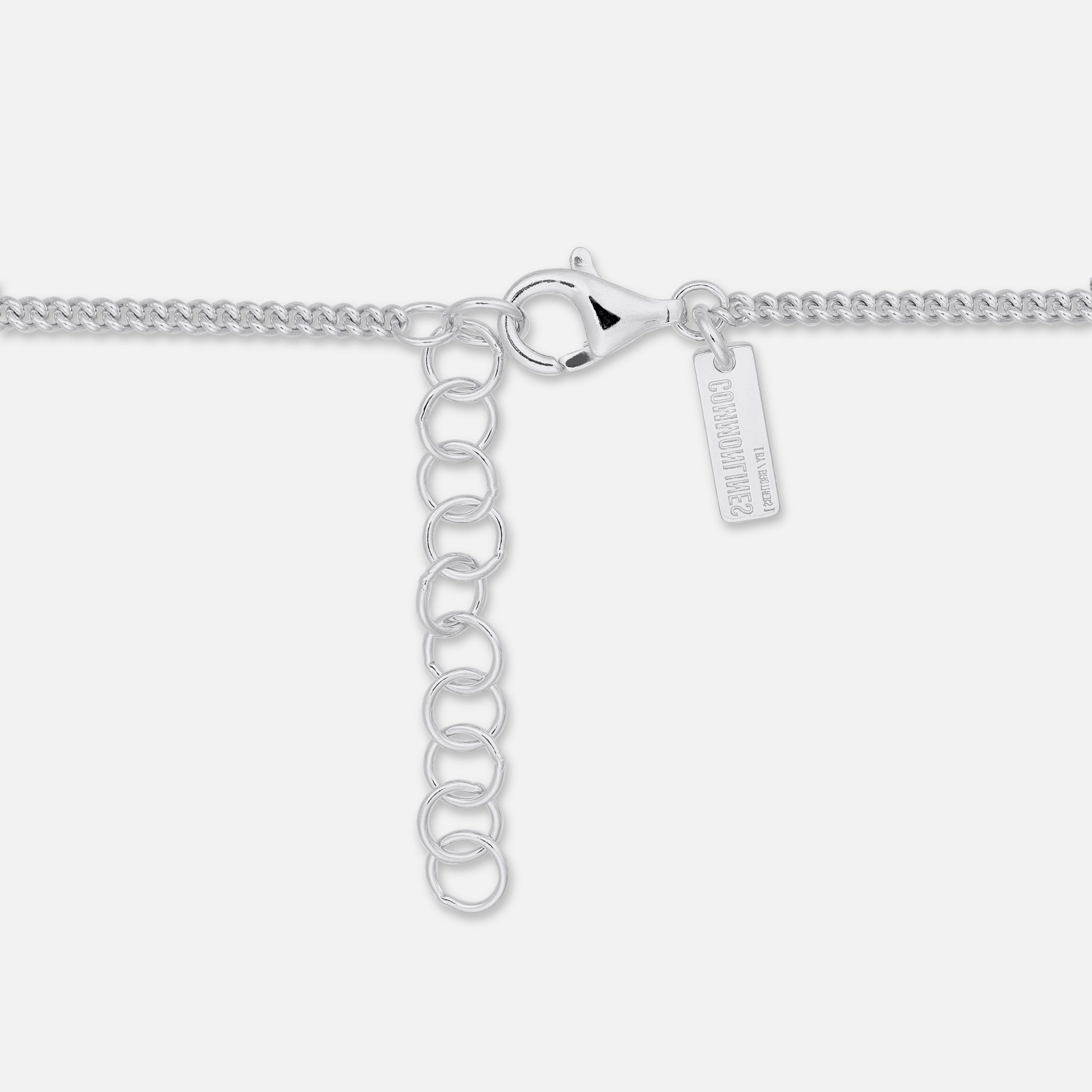 Mini Curb Bracelet - Silver