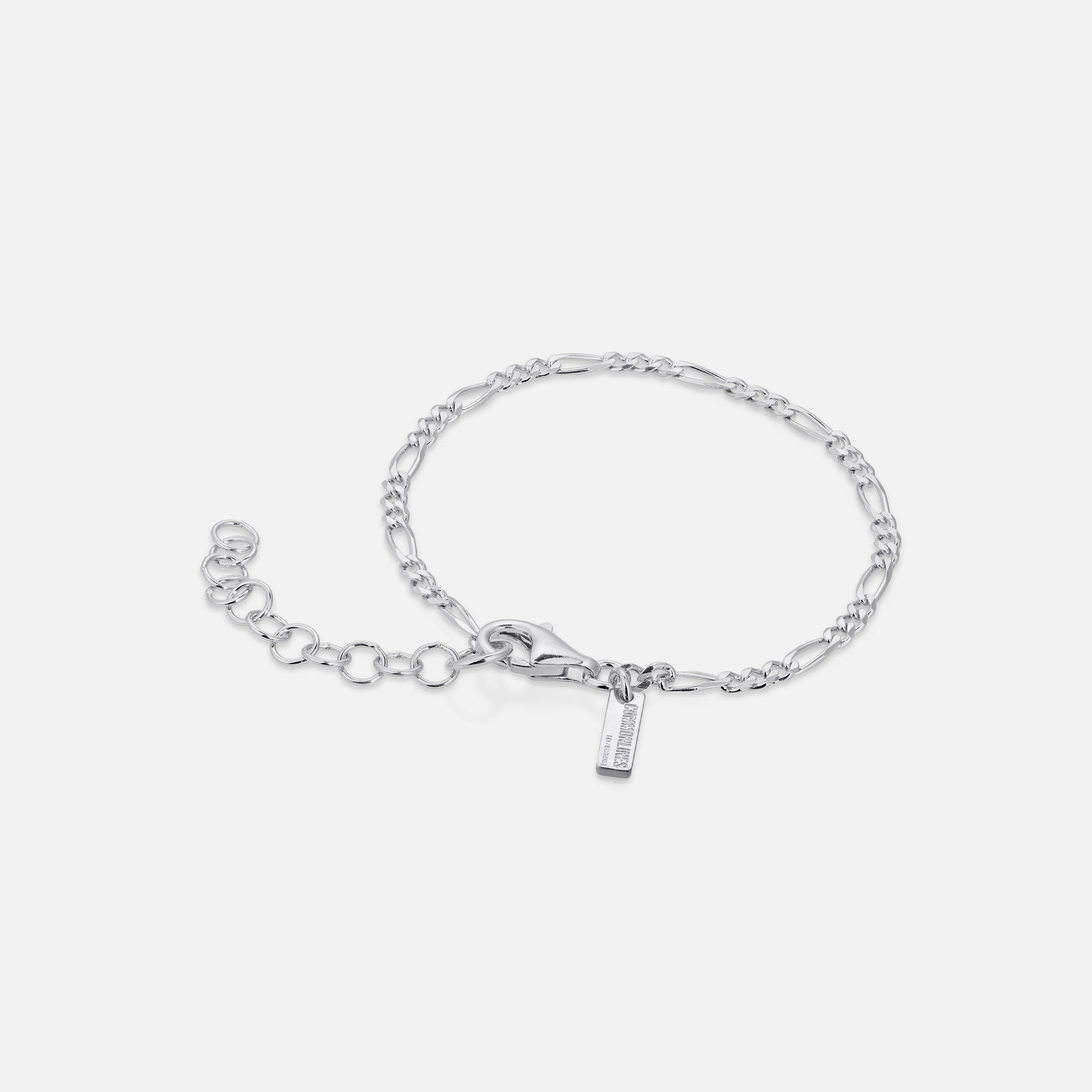 Mini Figaro Bracelet - Silver