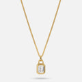 Solitaire Necklace - Gold