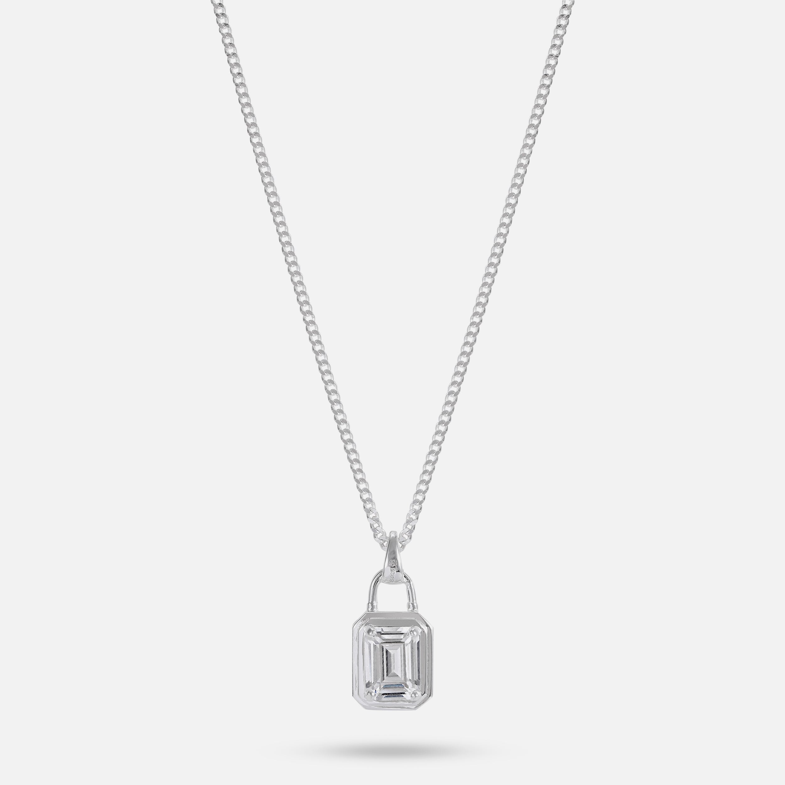 Solitaire Necklace - Silver