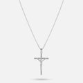 Studded Cross - Silver