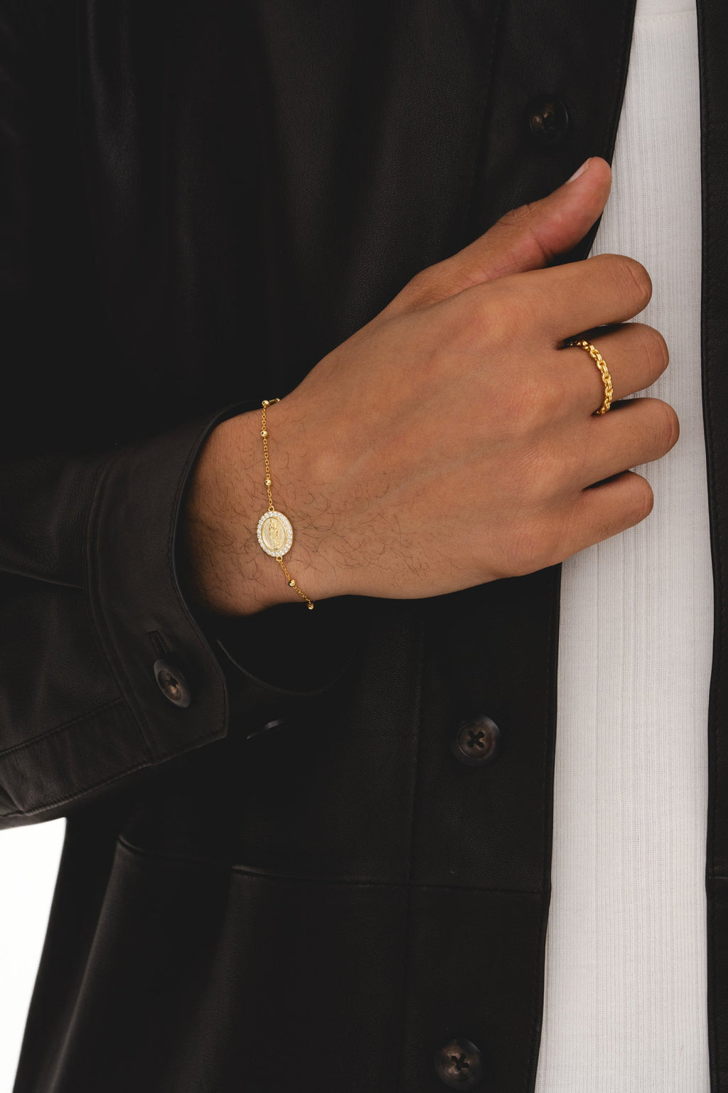 Guadalupe Ball Bracelet - Gold