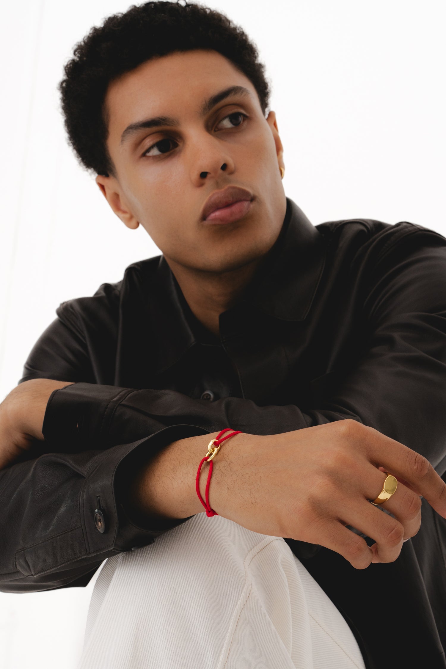 Element Bracelet Gold - Red