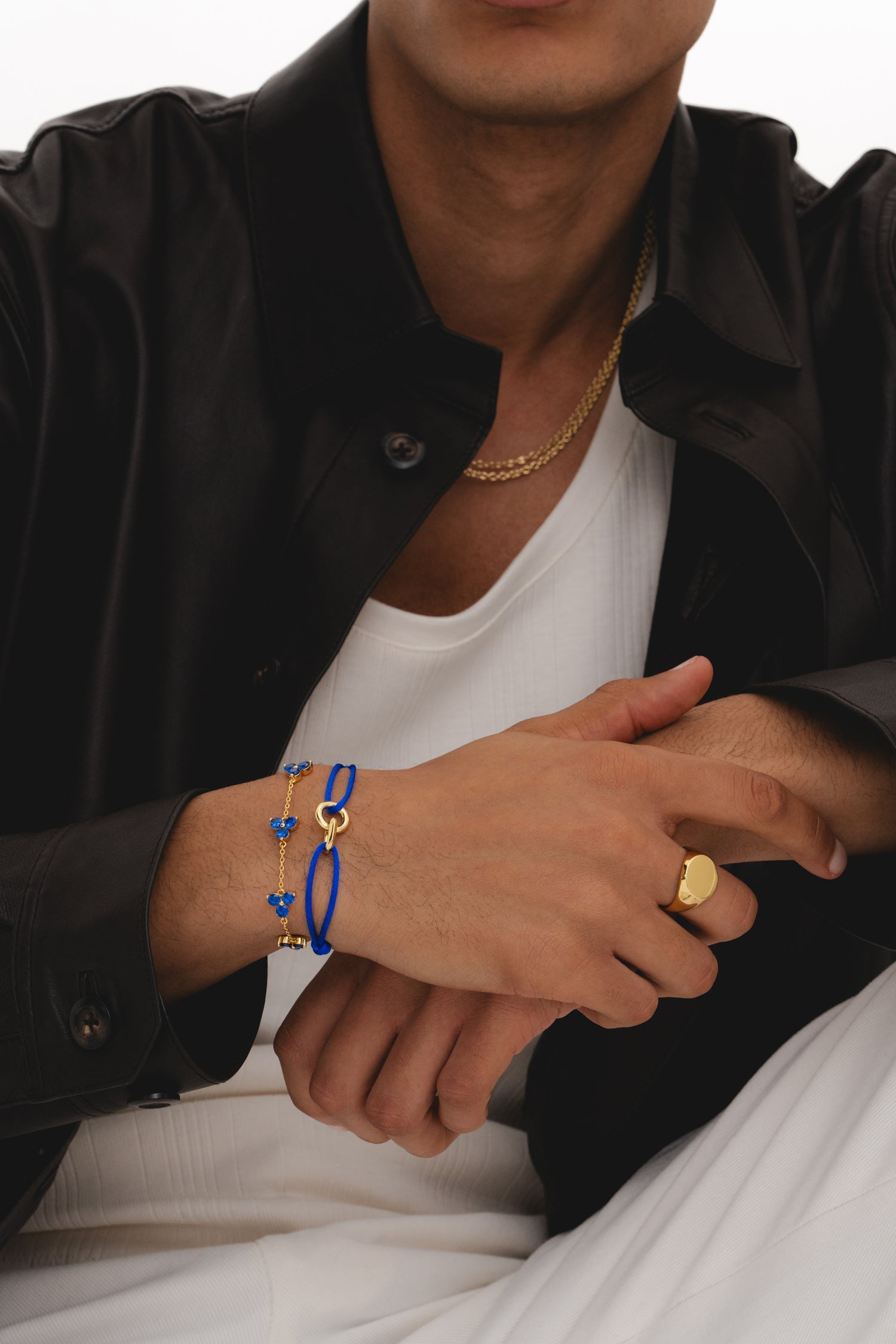 Element Bracelet Gold - Blue
