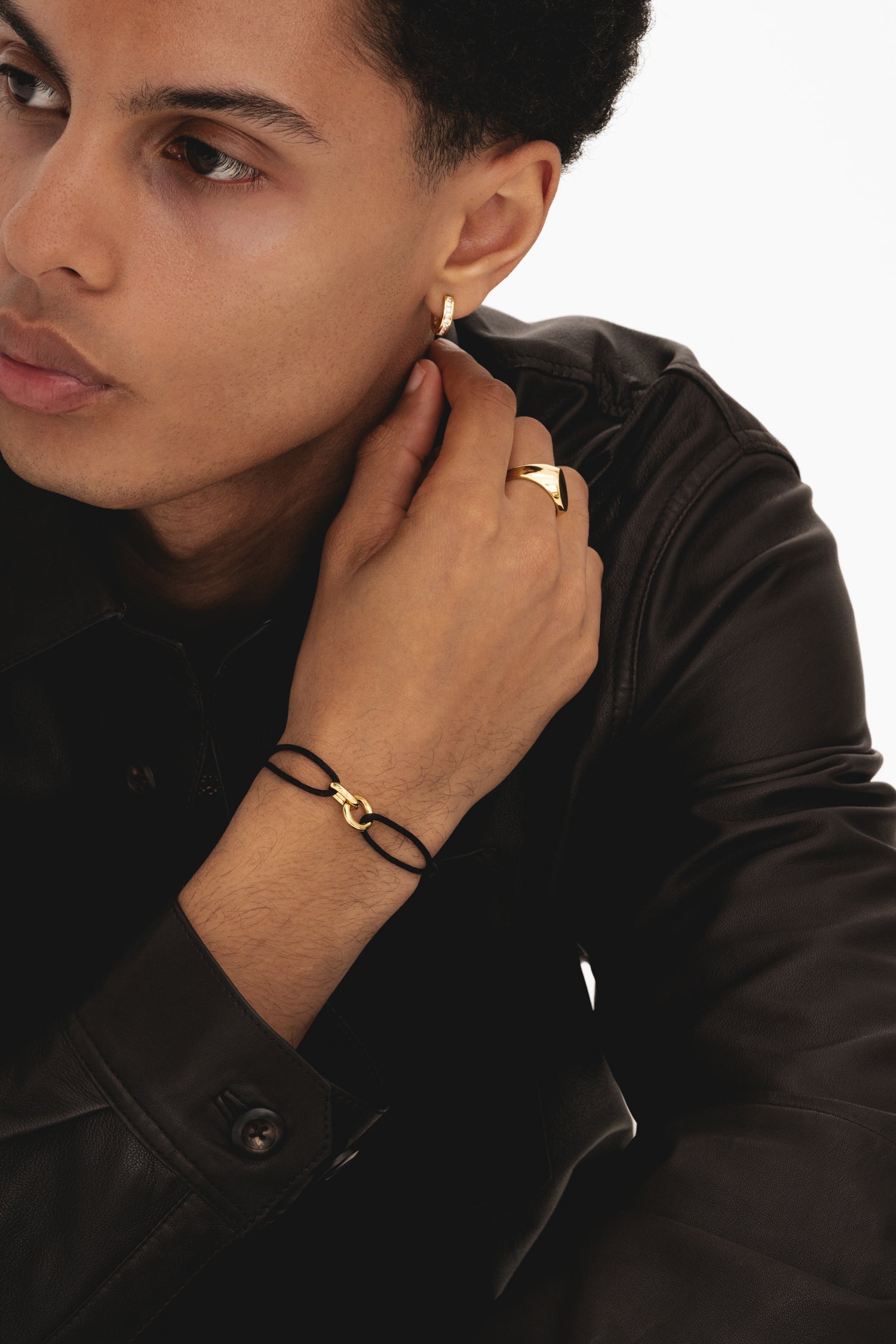 Element Bracelet Gold - Black