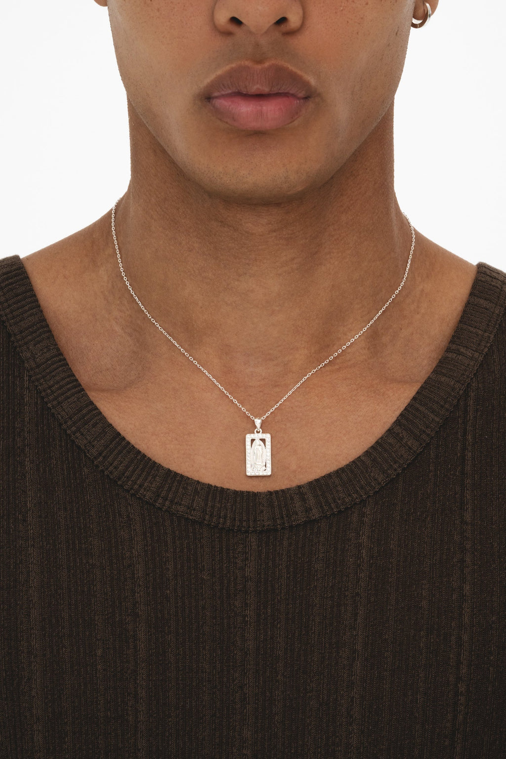 Guadalupe Tag - Silver