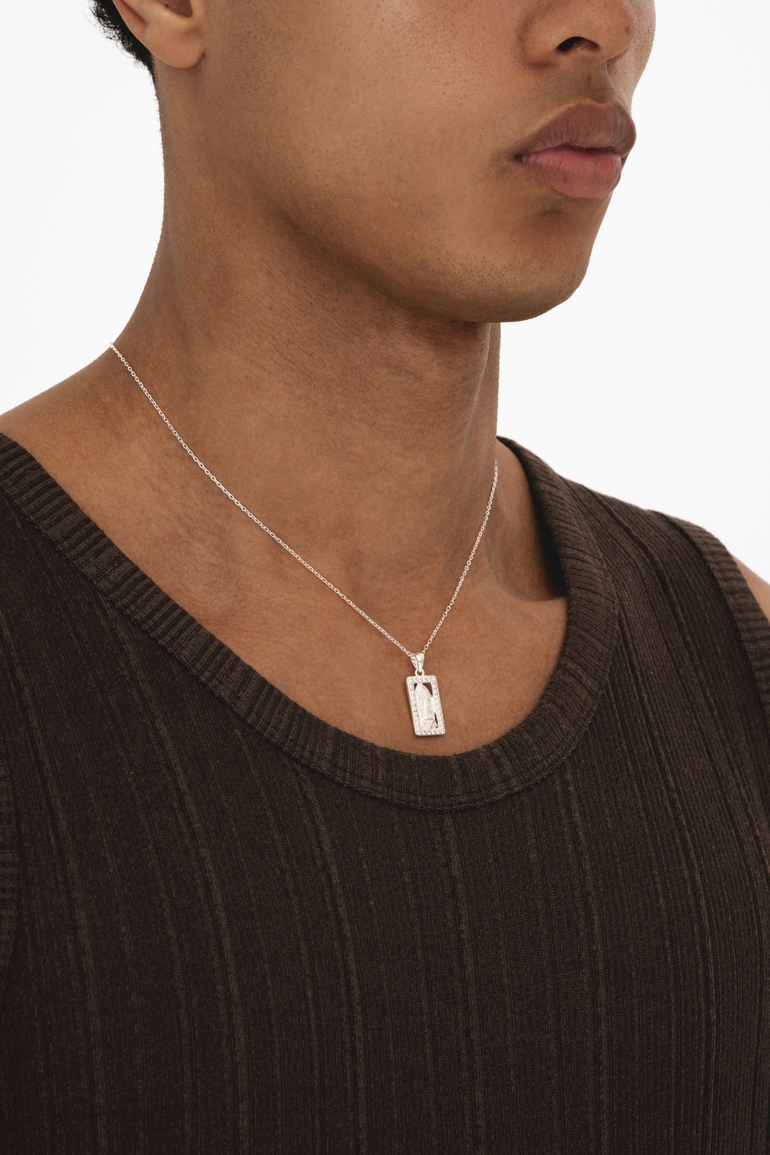 Guadalupe Tag - Silver