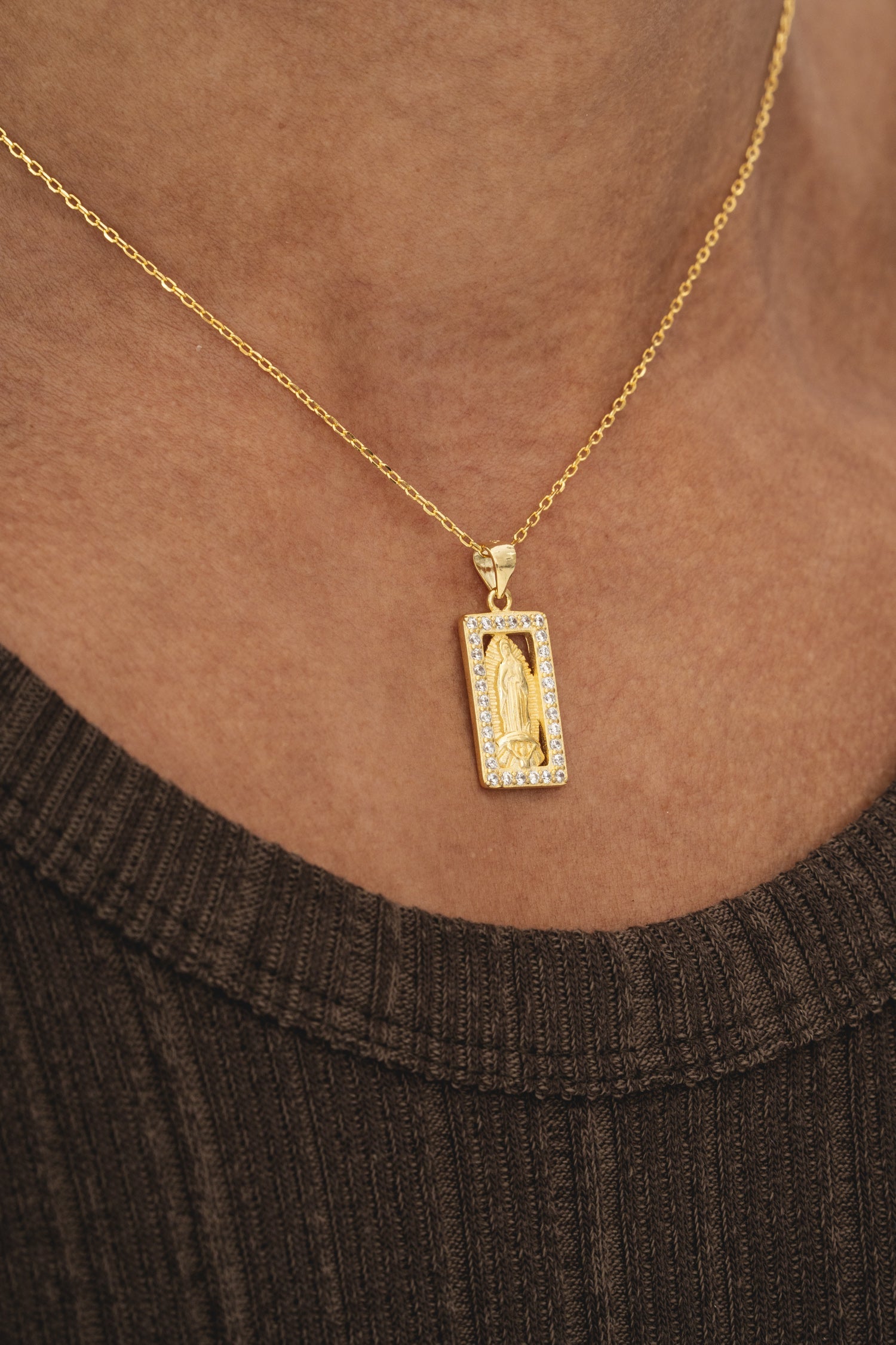 Guadalupe Tag - Gold