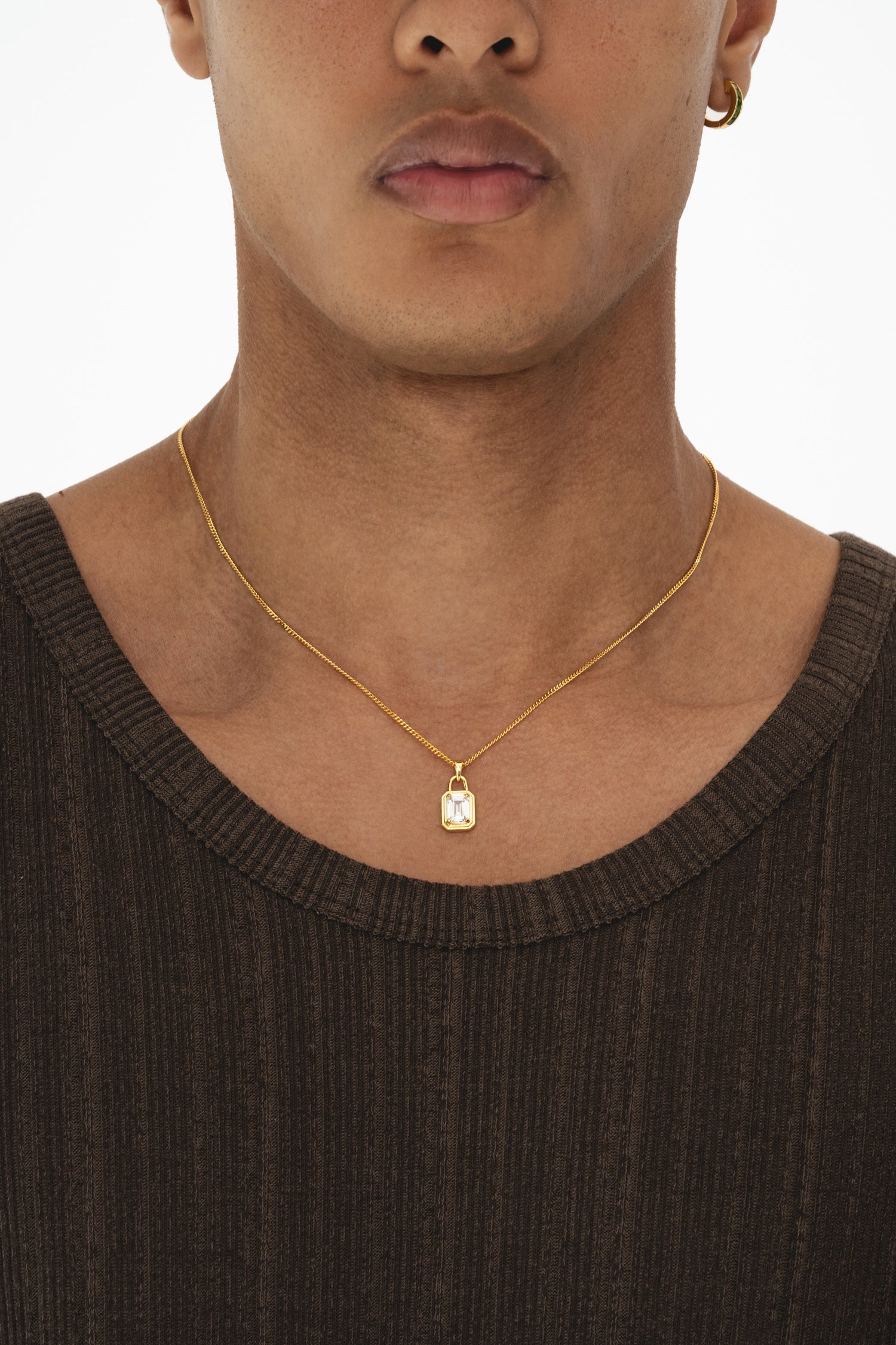 Solitaire Necklace - Gold