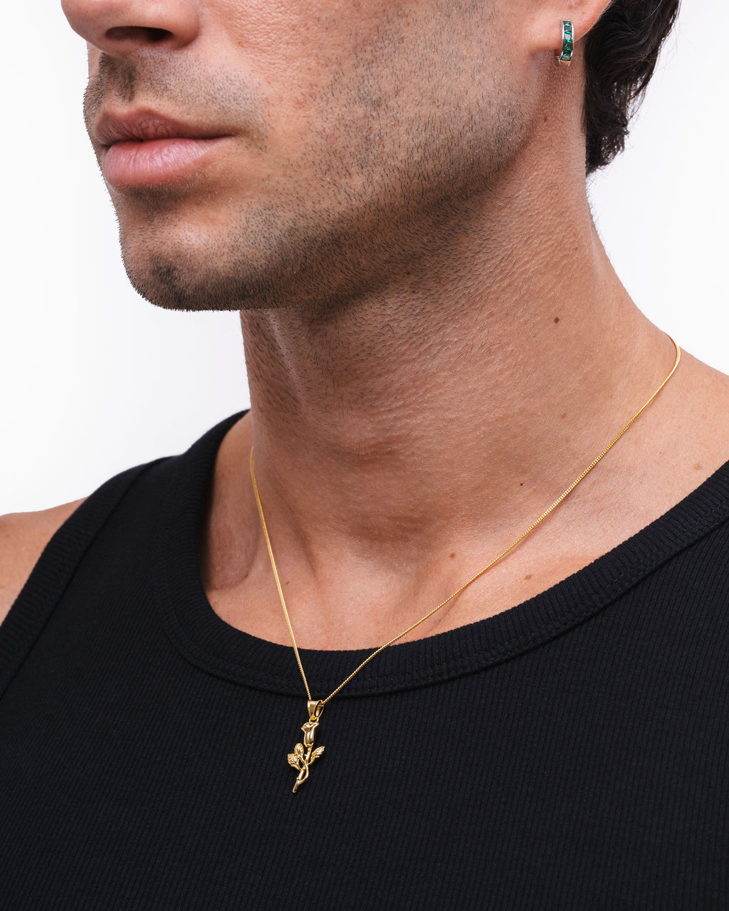 Rose Necklace - Gold