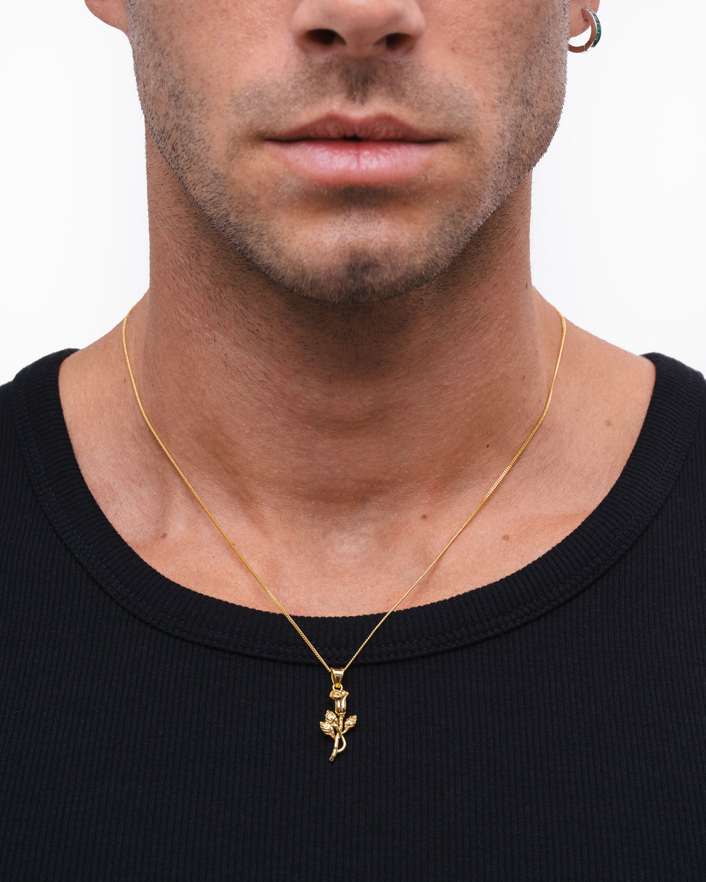 Rose Necklace - Gold