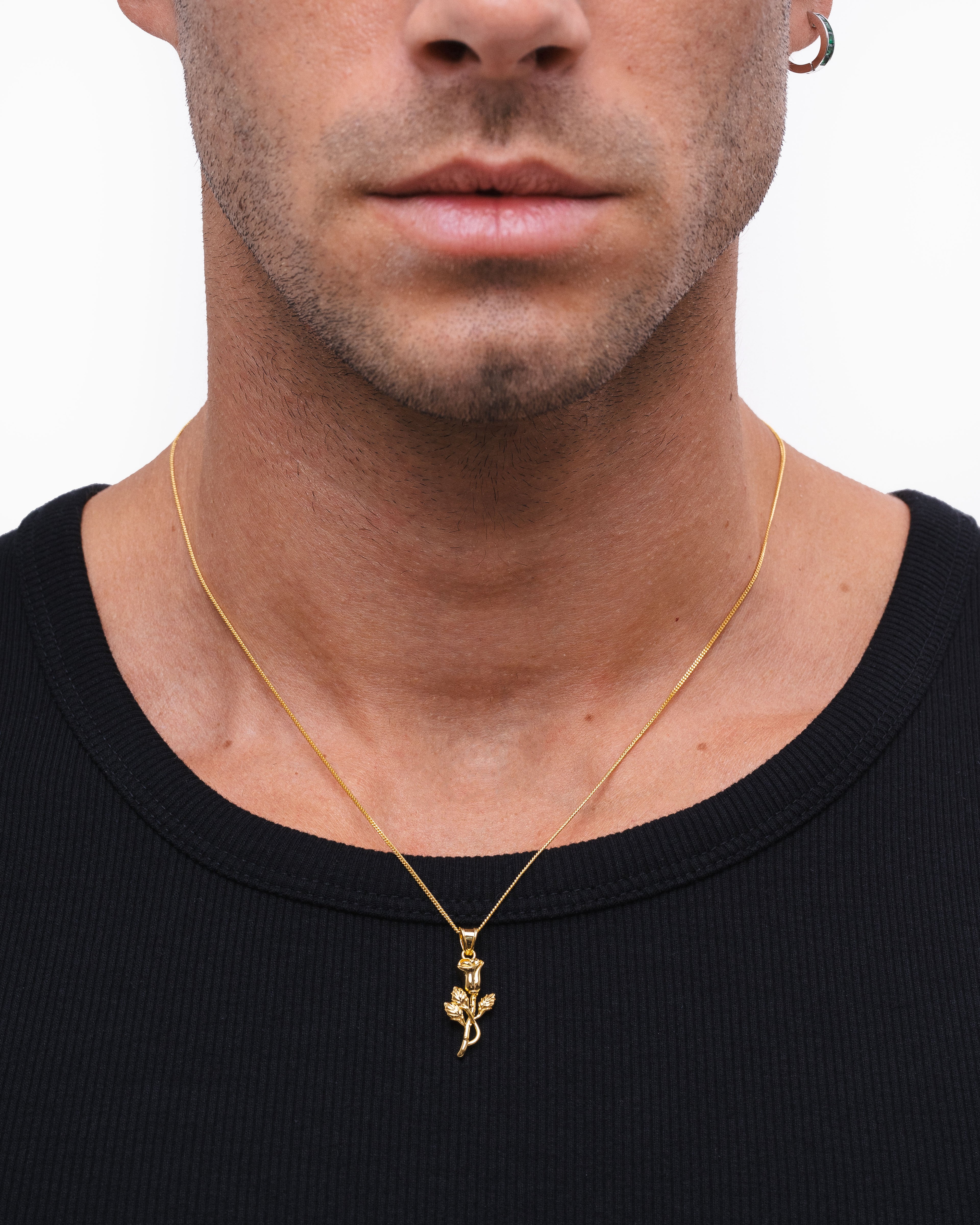 Rose Necklace - Gold