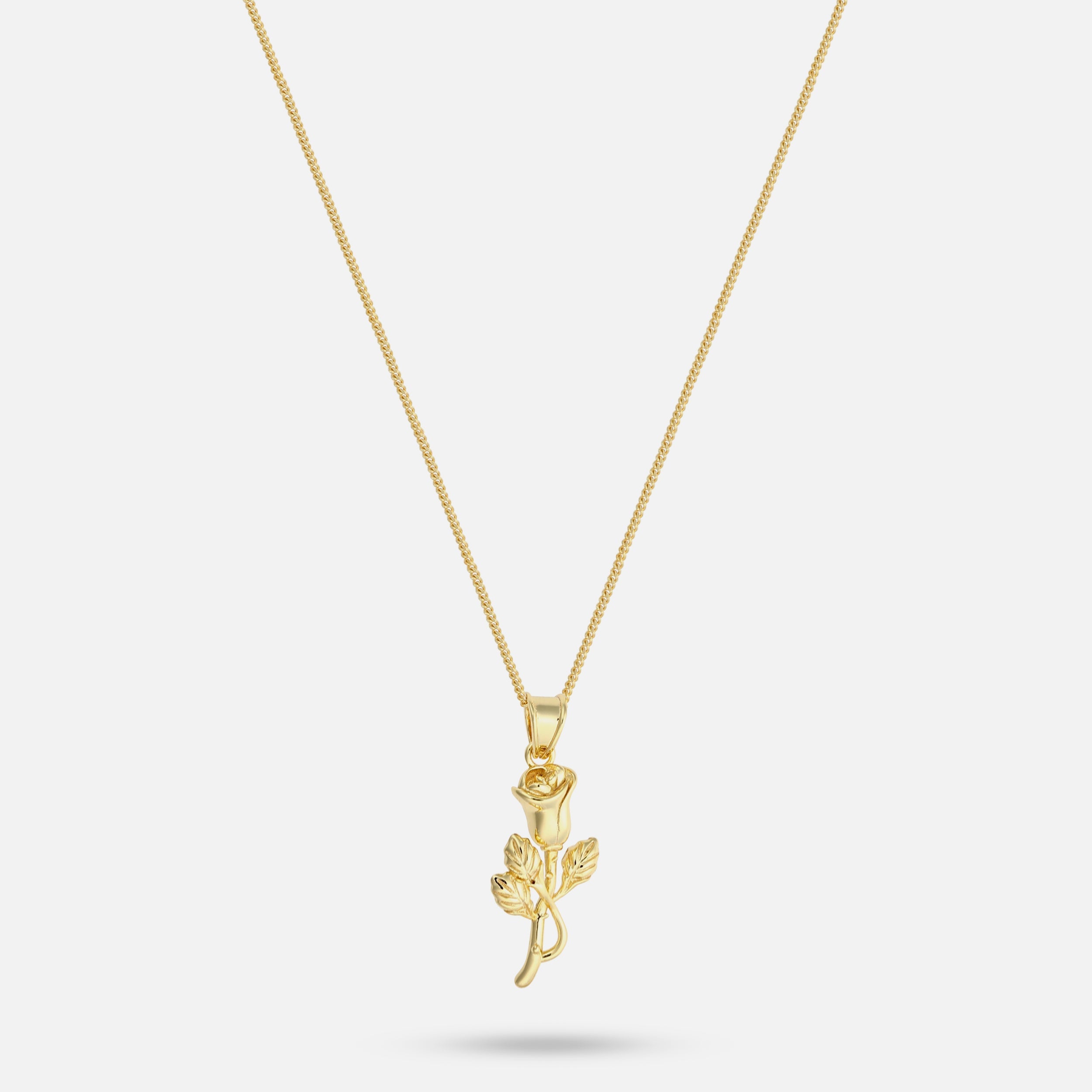 Rose Necklace - Gold
