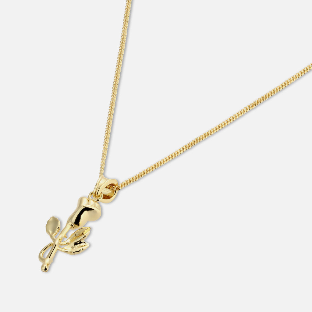 Rose Necklace - Gold