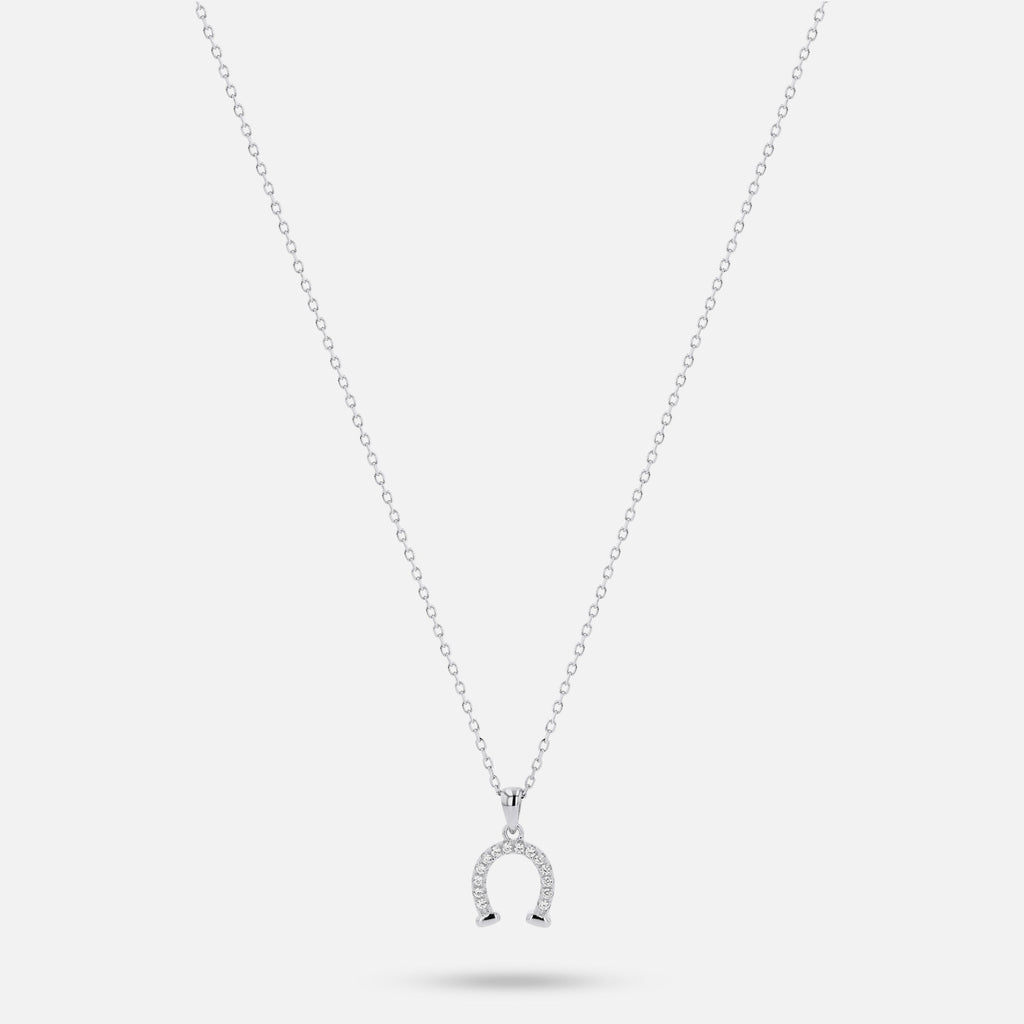 Horse Shoe Pendant - Silver