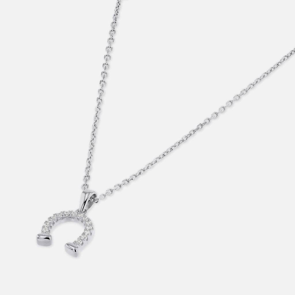 Horse Shoe Pendant - Silver