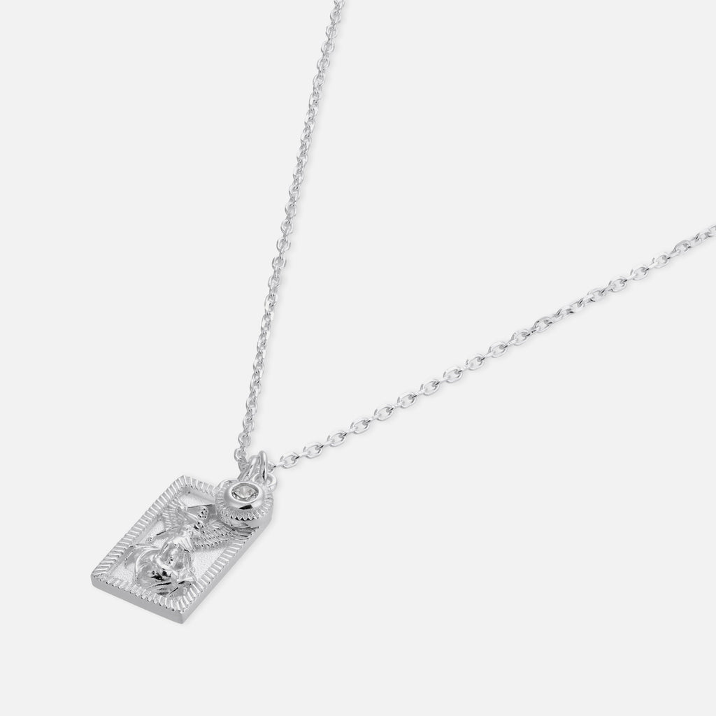 St. Michael Pendant - Silver