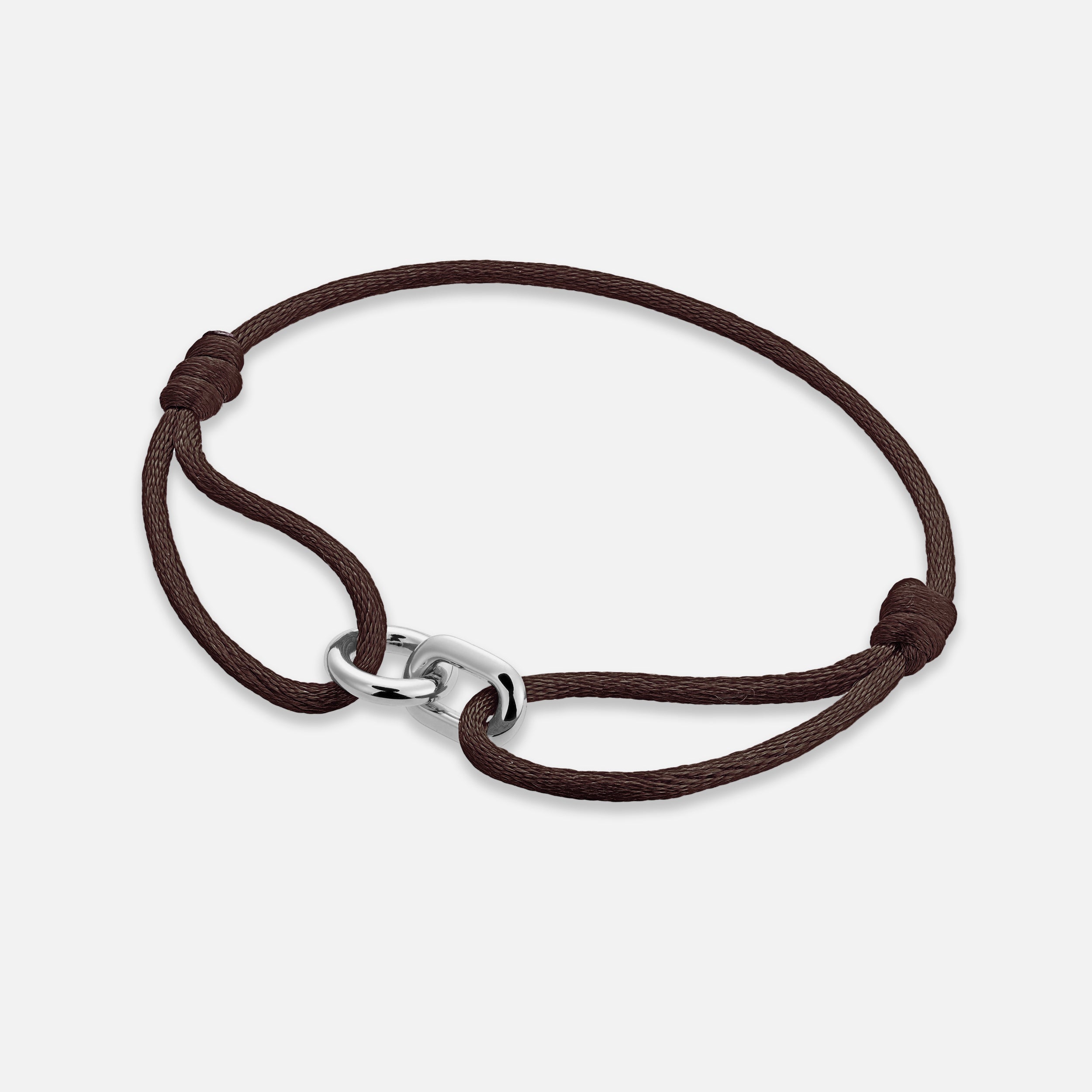 Element Bracelet Silver - Brown