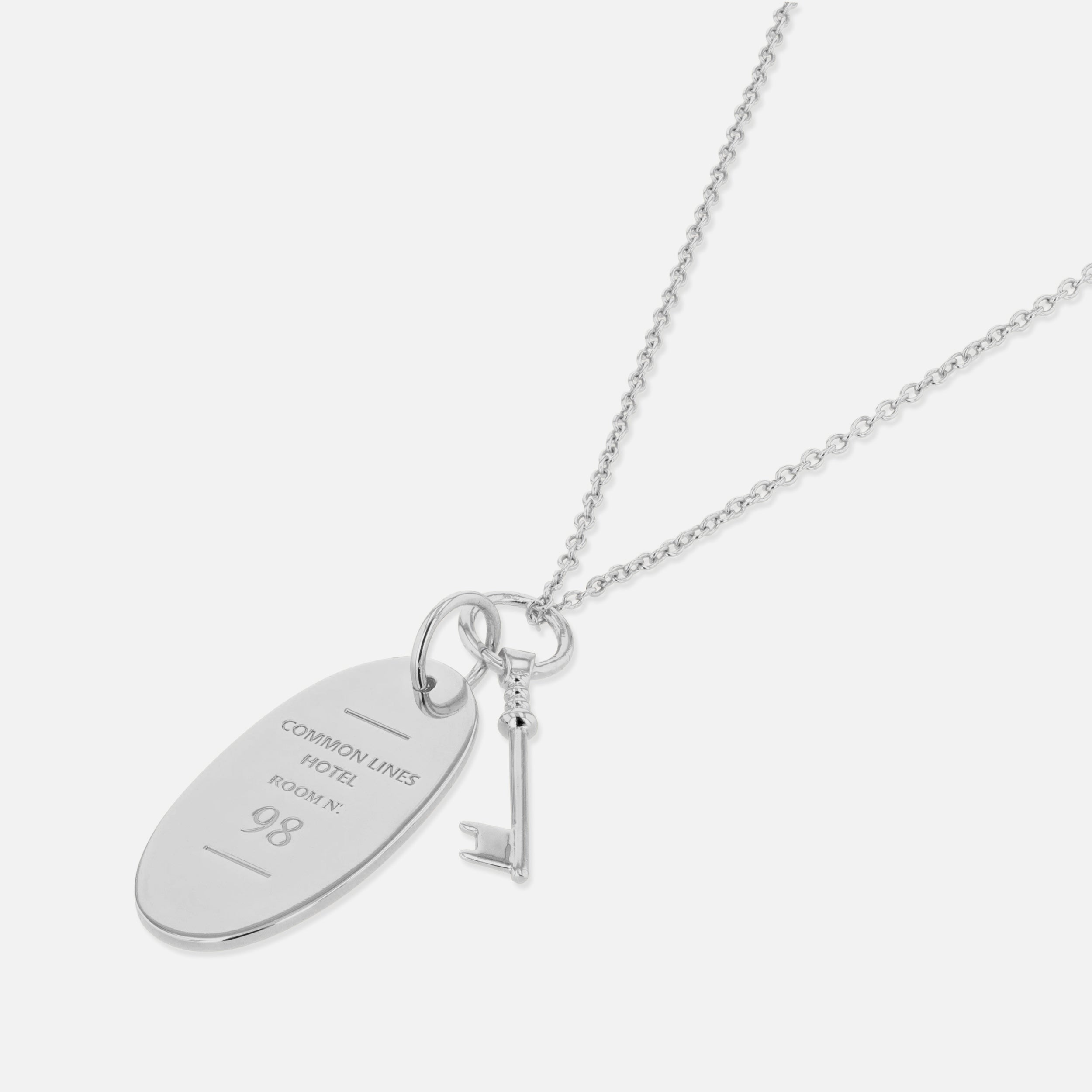 Room Key Pendant - Silver