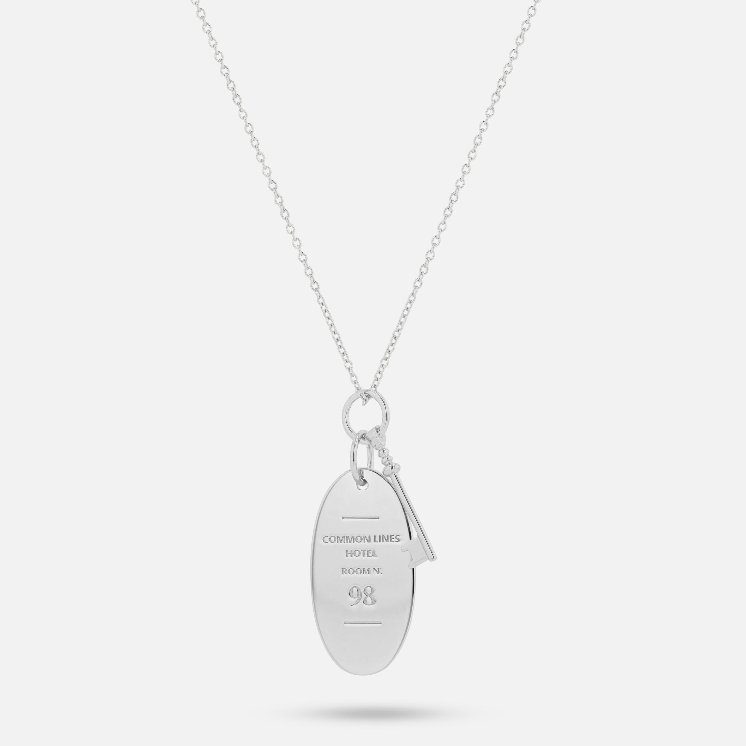 Room Key Pendant - Silver