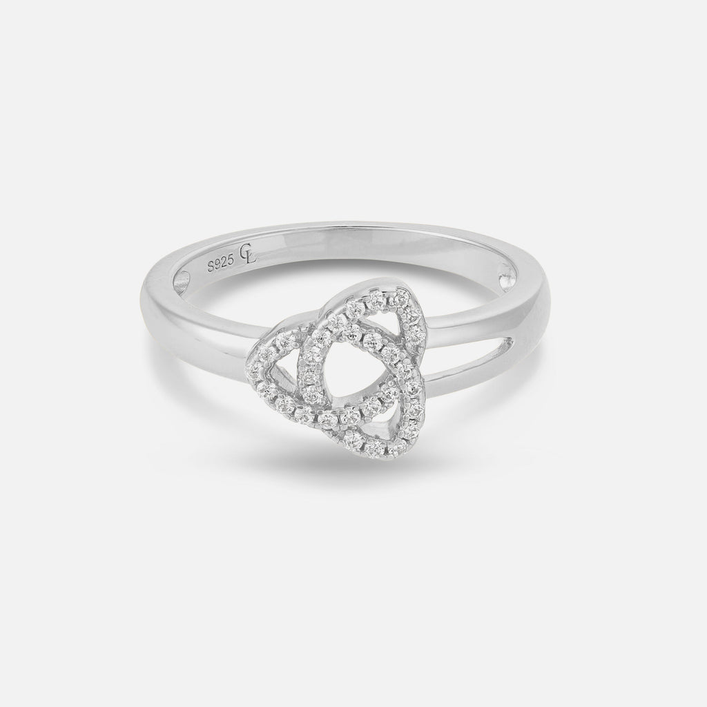 Trinity Knot Ring - Silver
