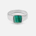 Éire Malachite Ring - Silver