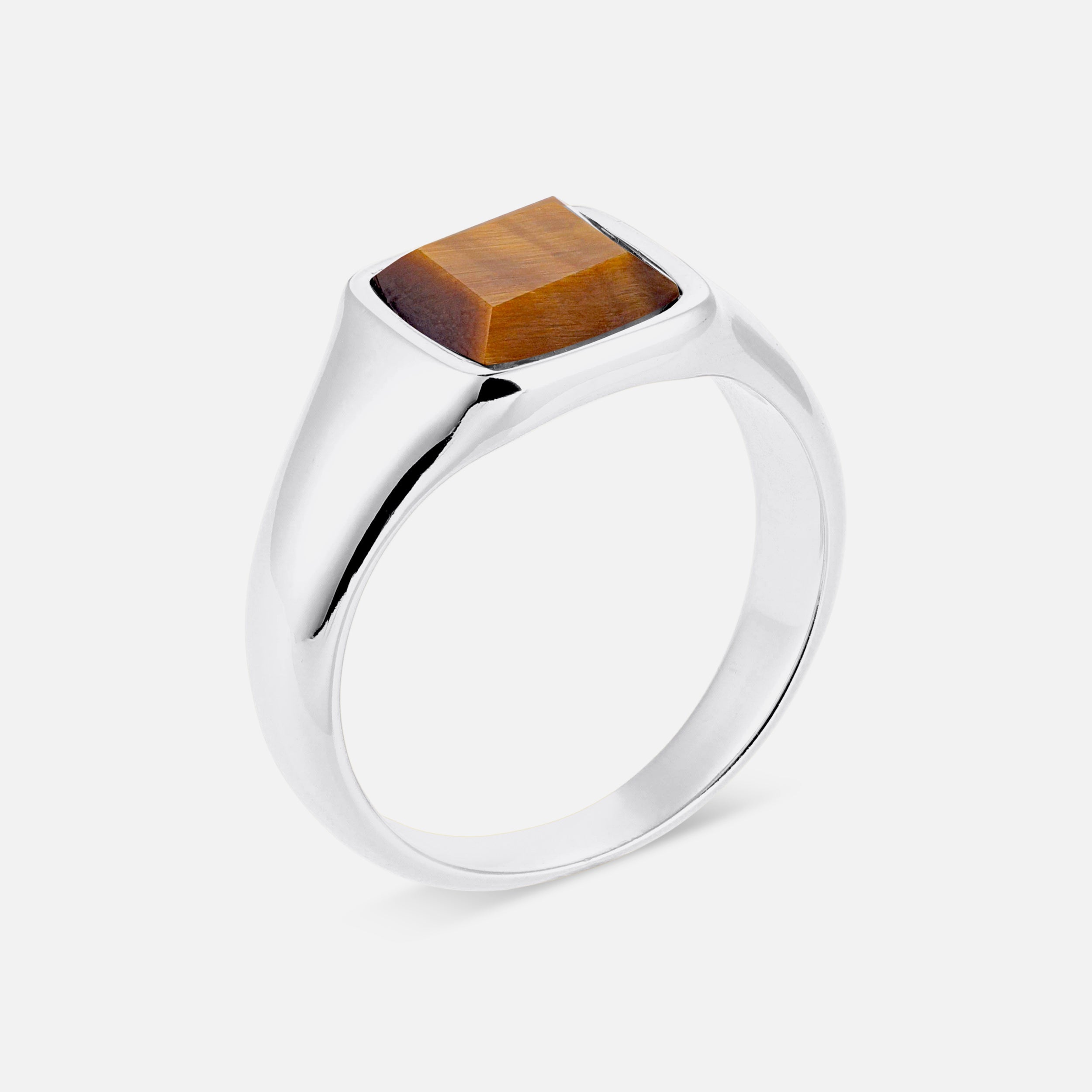 Tiger Eye Ring - Silver
