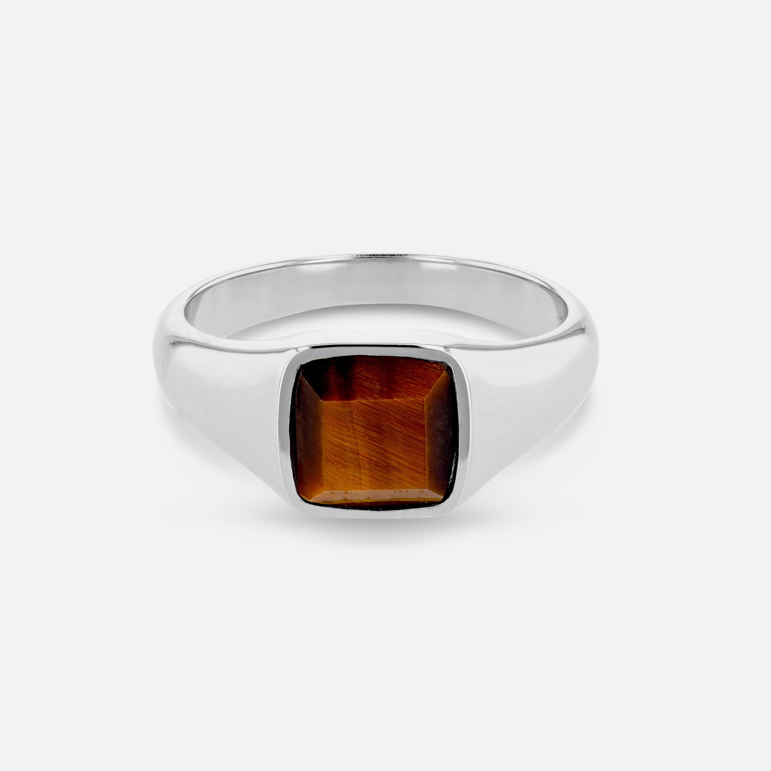Tiger Eye Ring - Silver
