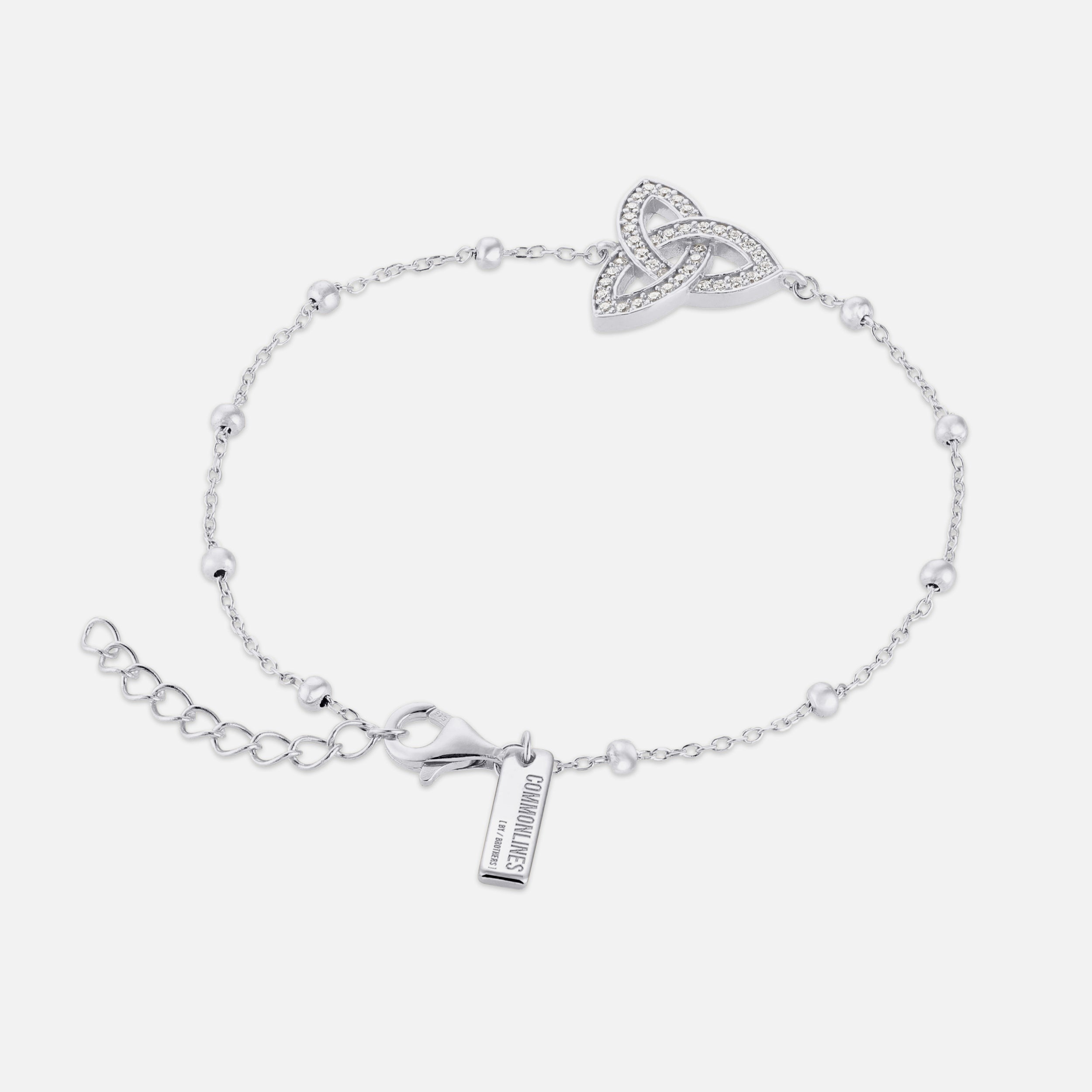 Trinity Knot Bracelet - Silver