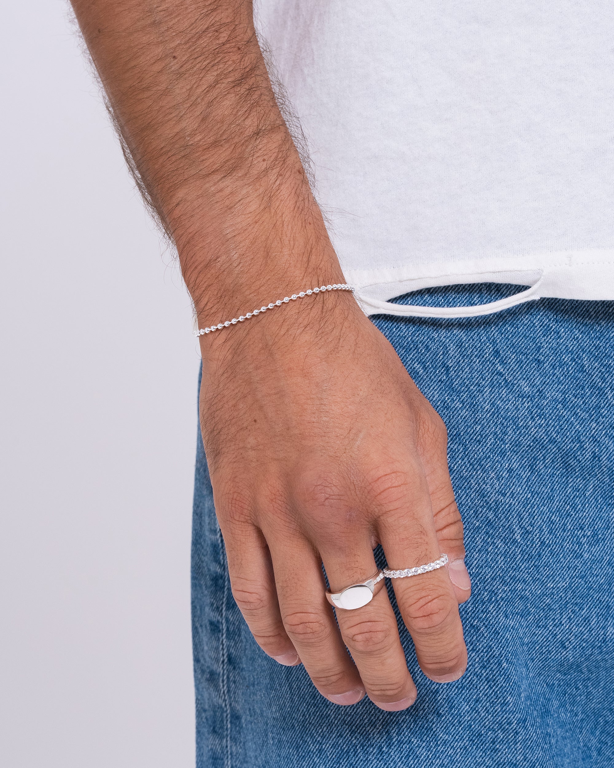 Ball Bracelet - Silver