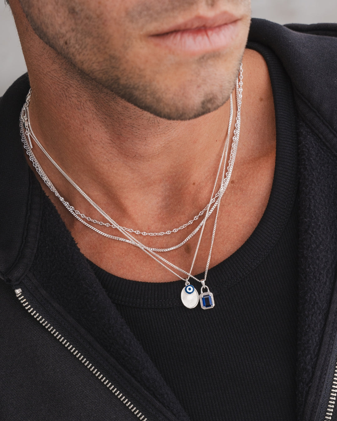 Mykonos Pendant - Silver