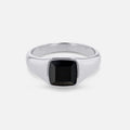 Onyx Ring - Silver