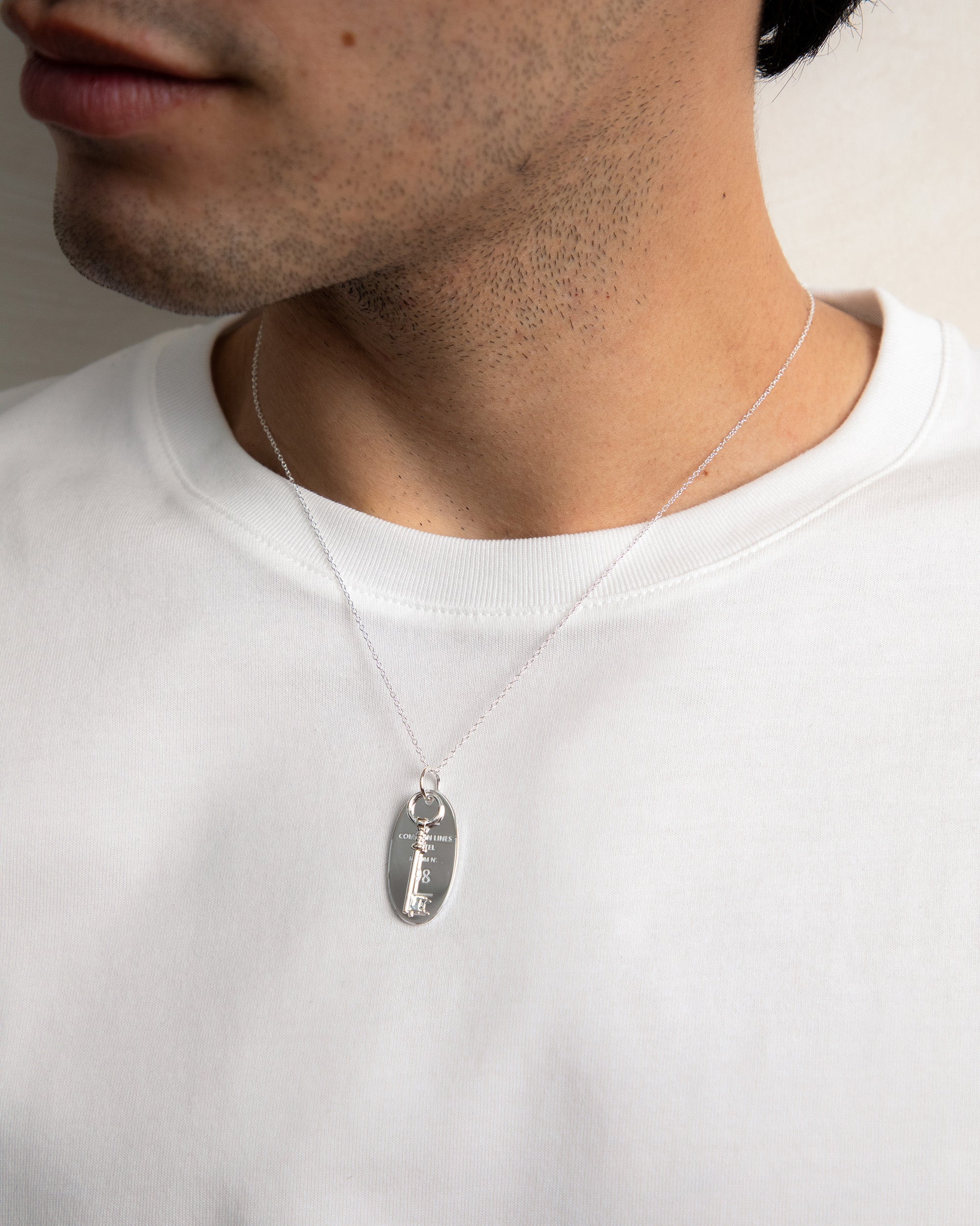 Room Key Pendant - Silver