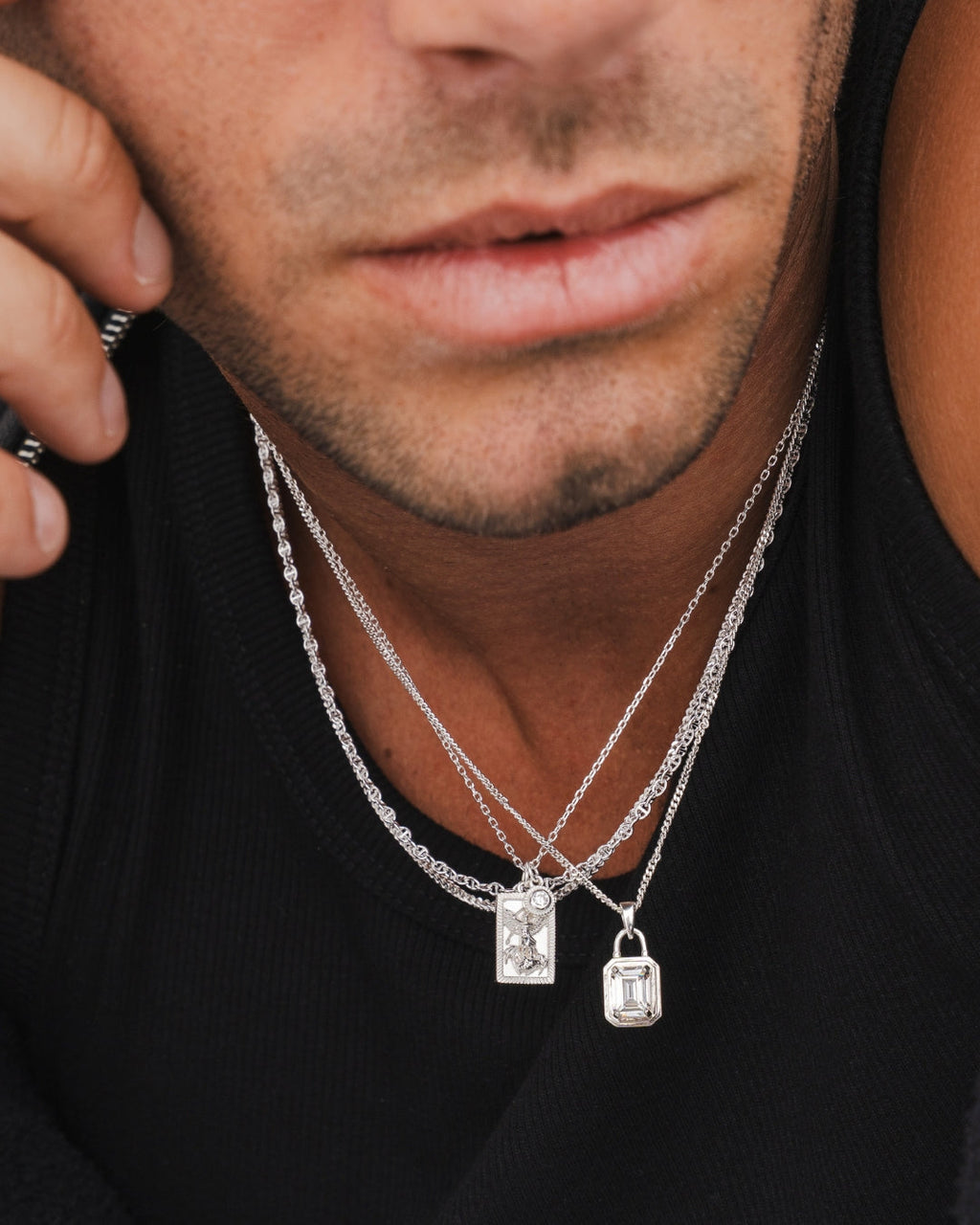 St. Michael Pendant - Silver