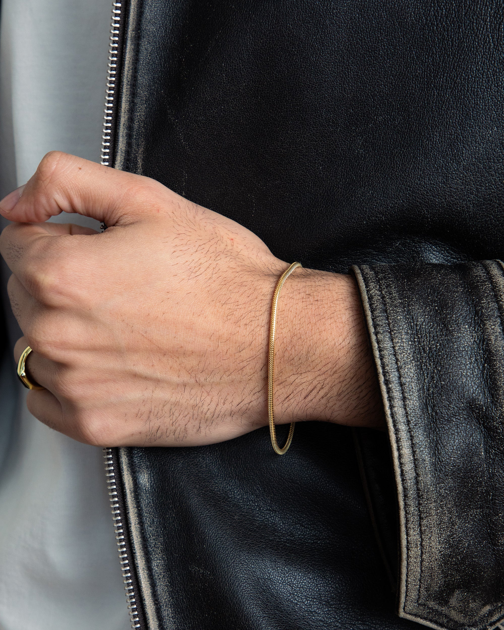 Snake Chain Bracelet - Gold