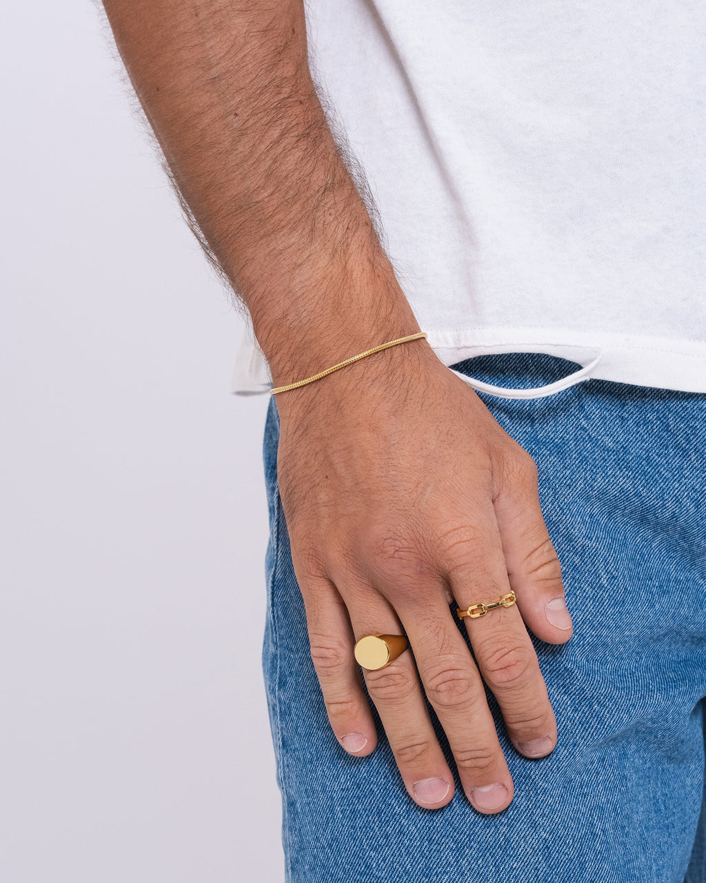 Snake Chain Bracelet - Gold