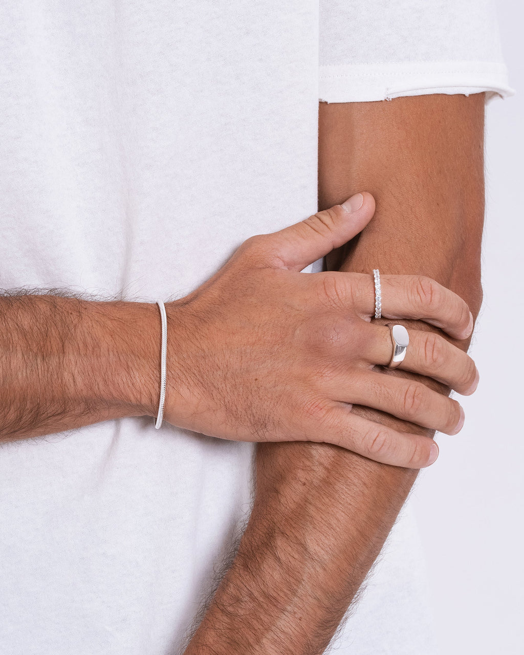 Snake Chain Bracelet - Silver