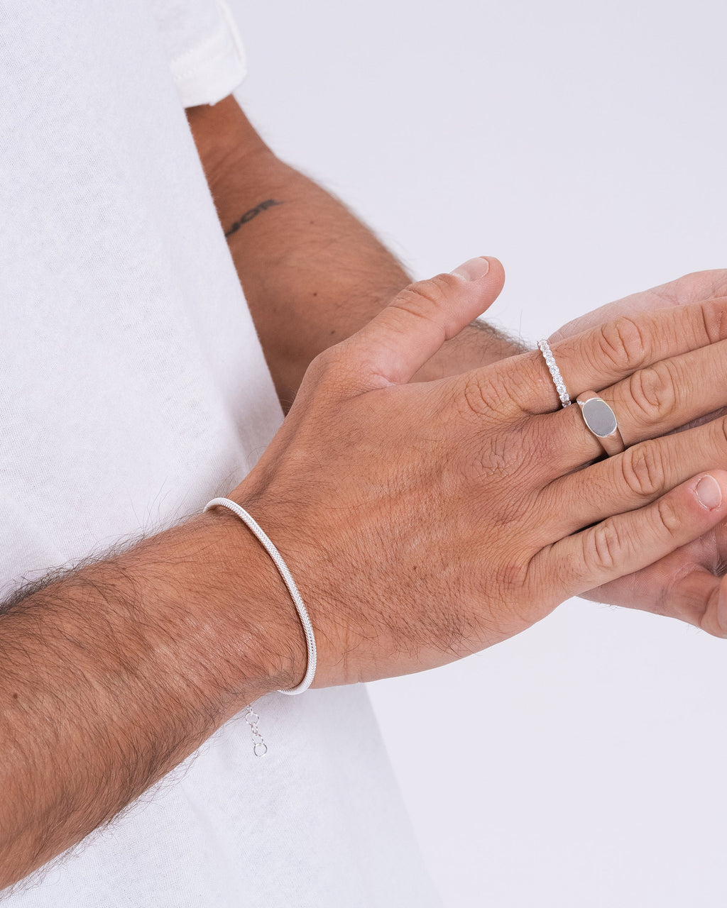 Snake Chain Bracelet - Silver