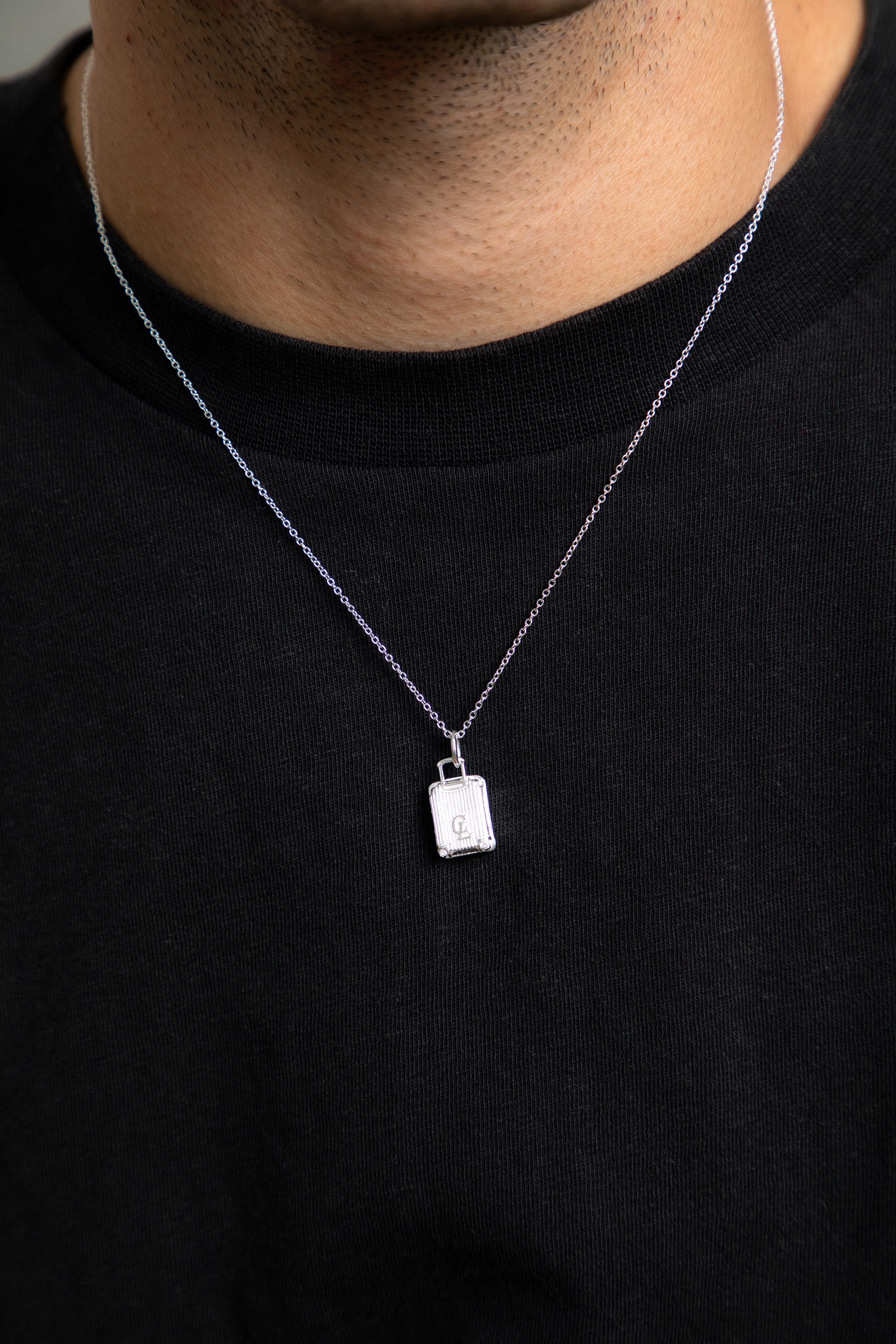 Luggage Pendant - Silver